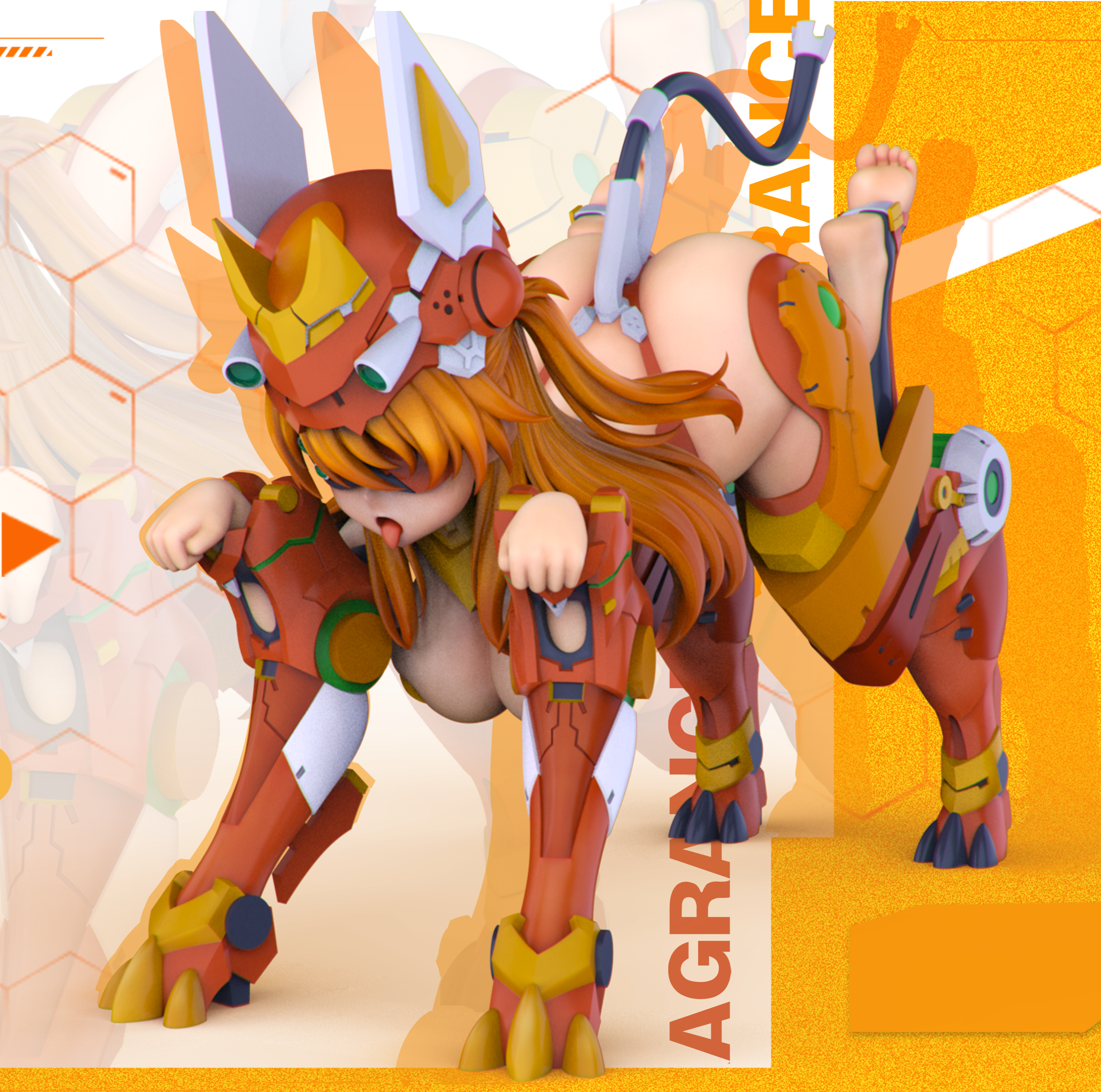 【預購】Eva新世紀福音戰士 戰敗機械改造系第一彈 戰敗犬香 X 機械飛升工作室