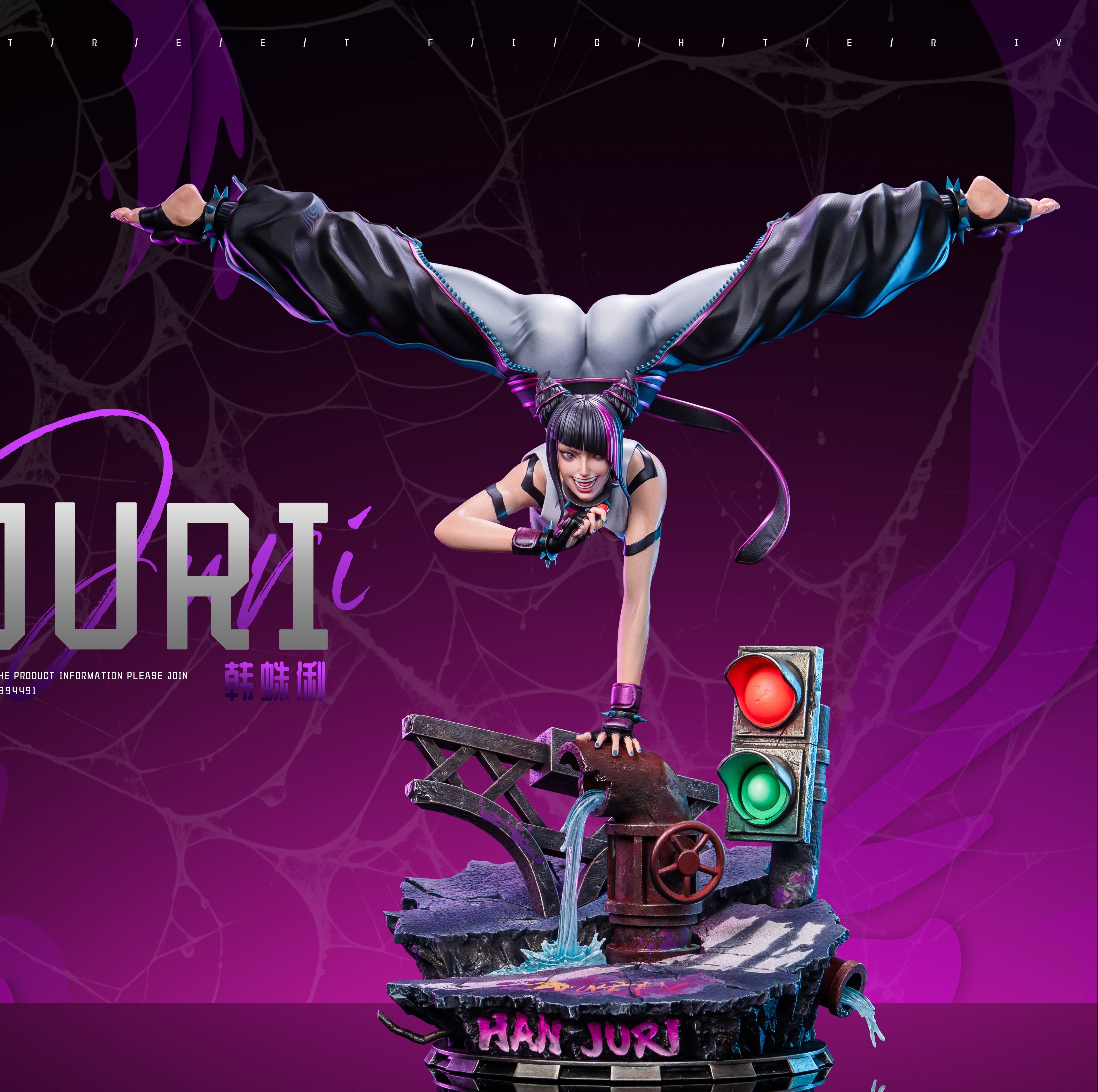 【預購】街頭霸王 格鬥家系列 Han Juri韓蛛俐 X Coolbear酷熊