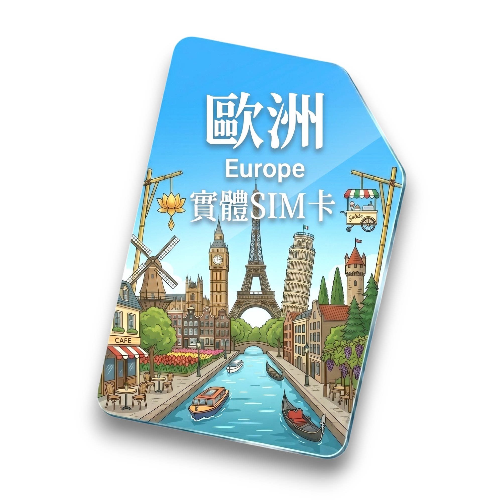 【歐洲】實體 SIM 卡