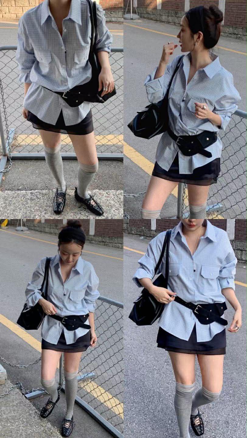 翻蓋小包造型腰帶 ( 2色 / 少量現貨 )