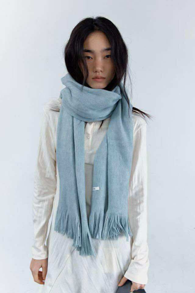細緻柔軟流蘇圍巾 ( 4色 / 少量現貨 )