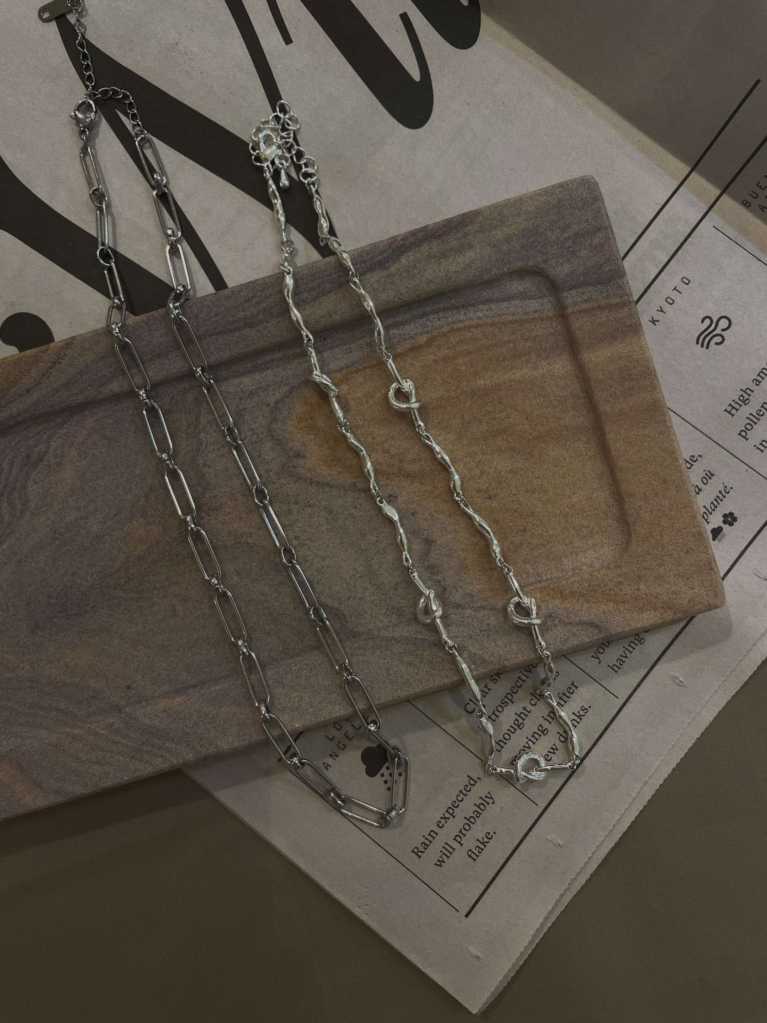 鍊式造型項鍊 ( 少量現貨 )