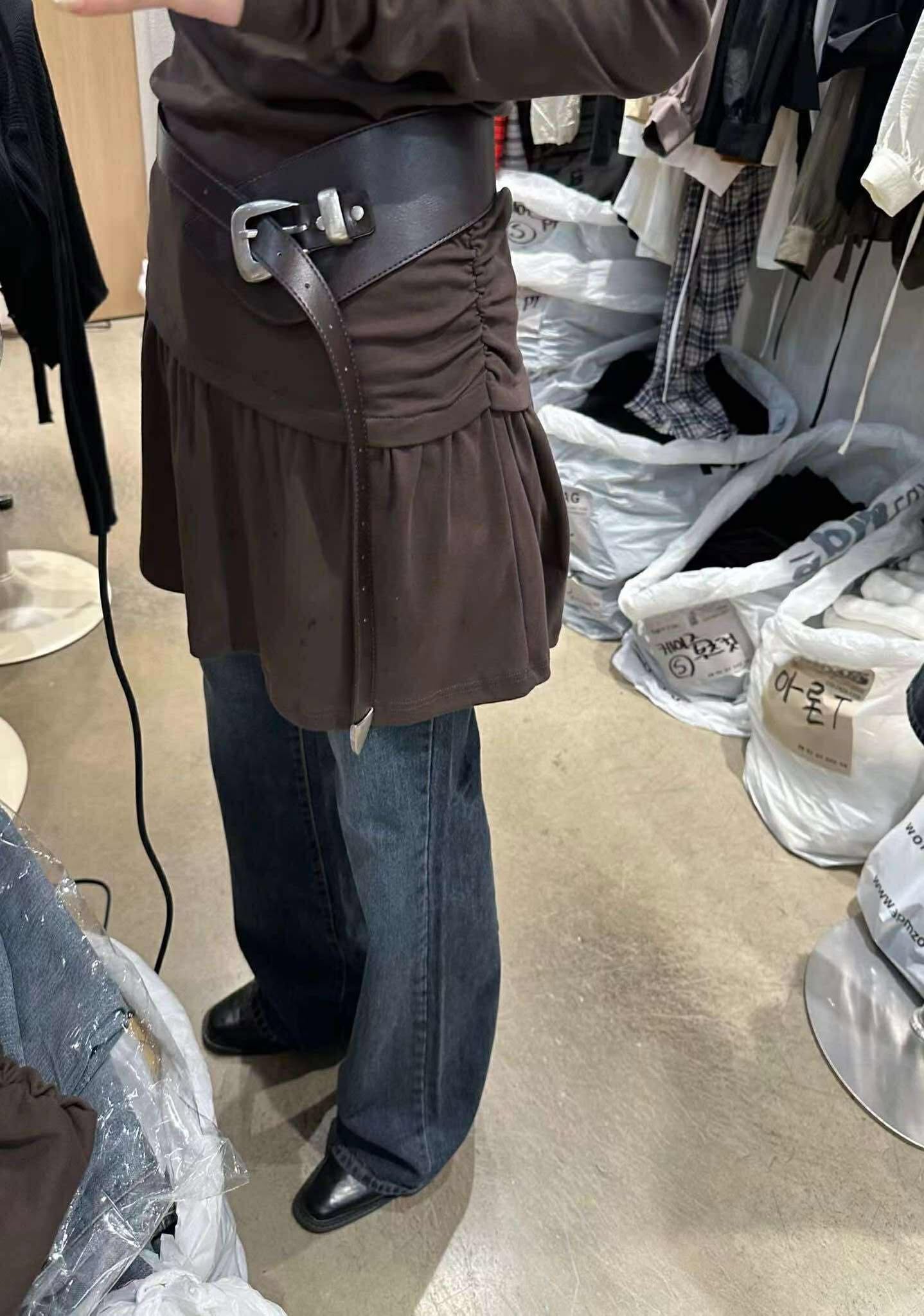 設計師牛皮造型皮帶 ( 2色 / 少量現貨 )