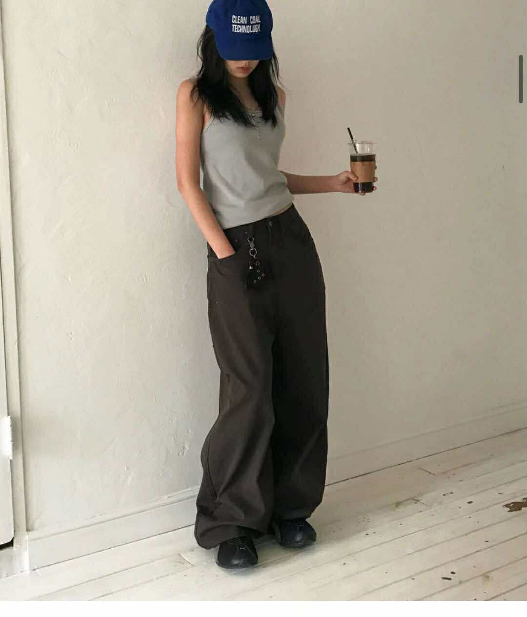 薄料繭型褲 ( 3色 )