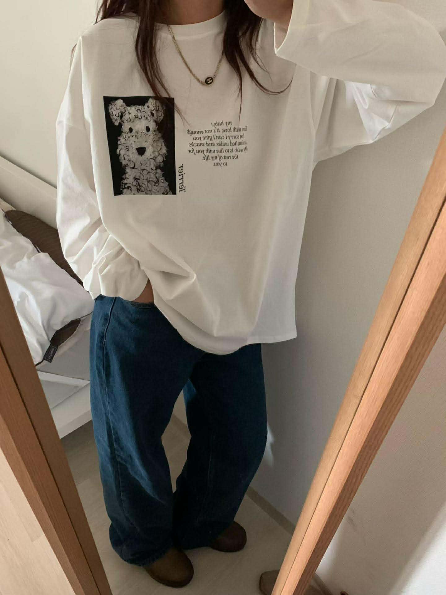 可愛萌狗TEE ( 2色 / 少量現貨 )