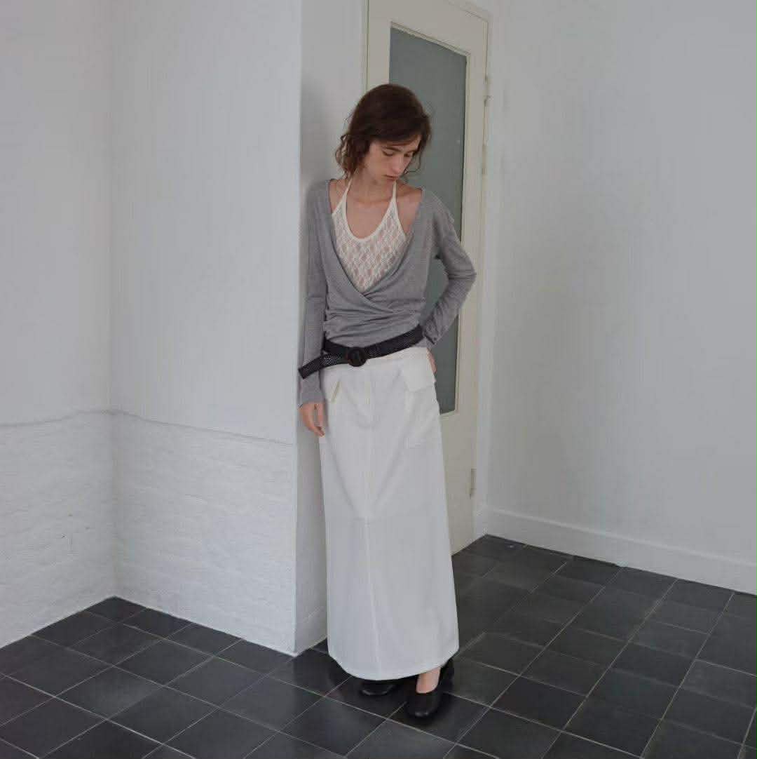 透感蕾絲繞頸背心 ( 2色 )