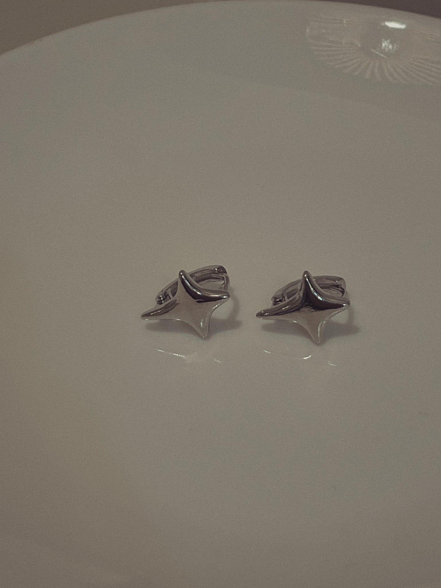 星芒耳環 ( 2色 )