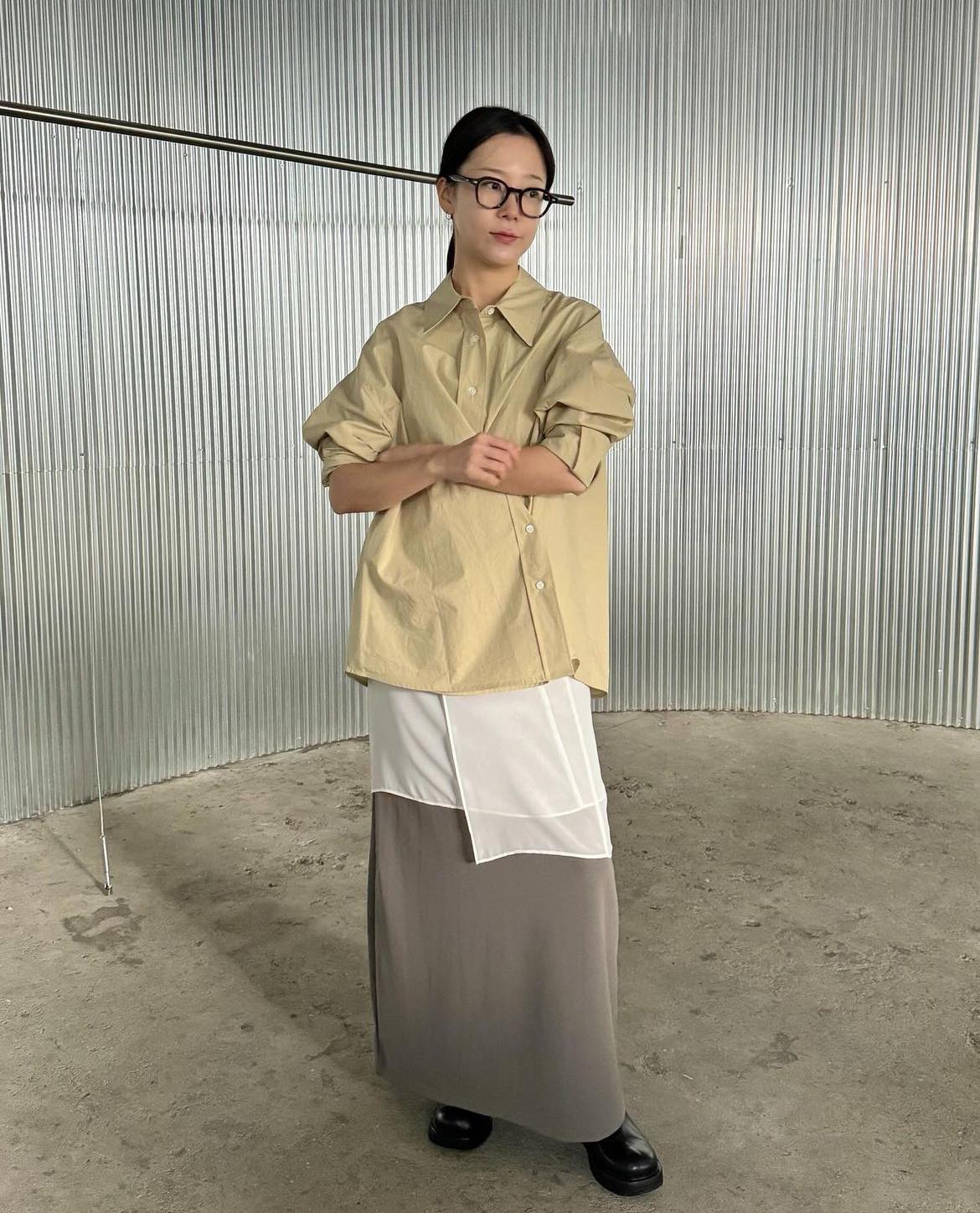 極親膚滑料舒服長裙 ( 2色 )