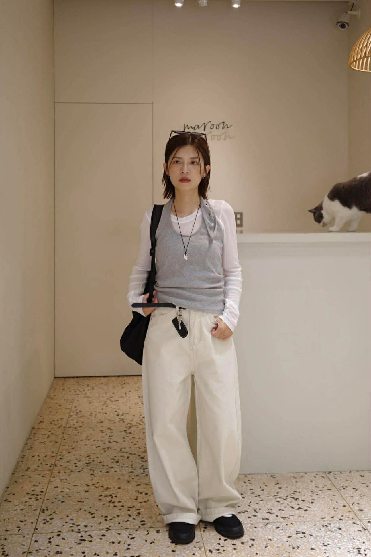 附皮帶繭型褲 ( 2色 ) 附皮帶繭型褲 ( 2色 )