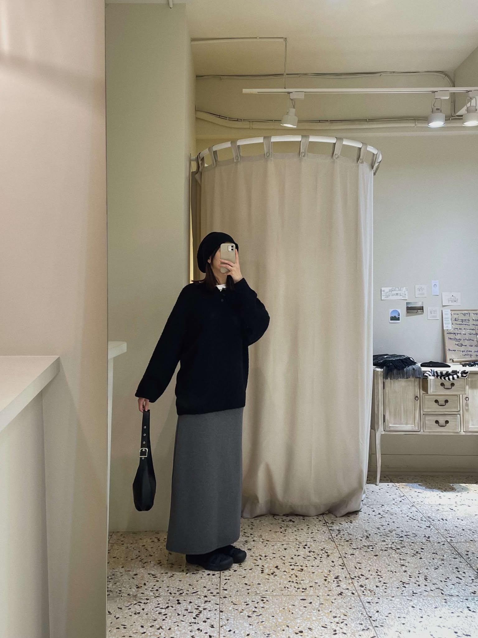 內抽繩舒服長裙 ( 2色 / 少量現貨 )