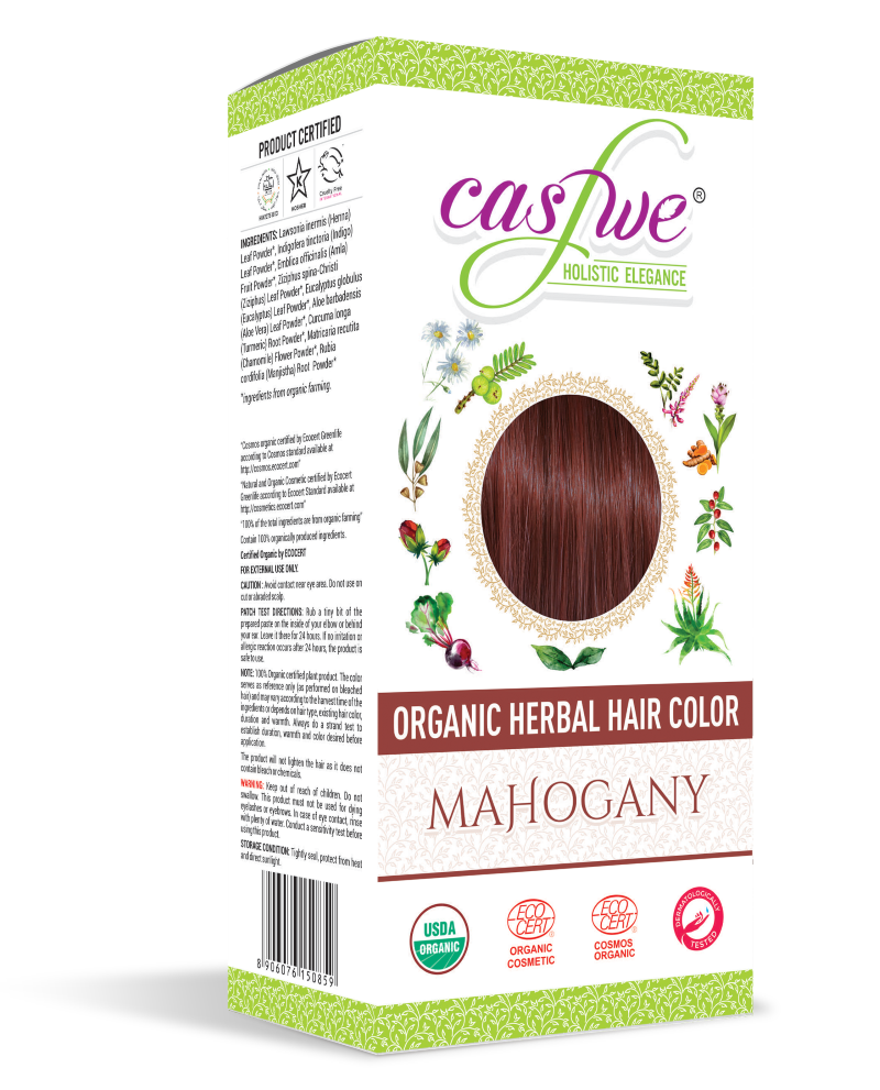 草本頭髮增色粉 (桃花心木)