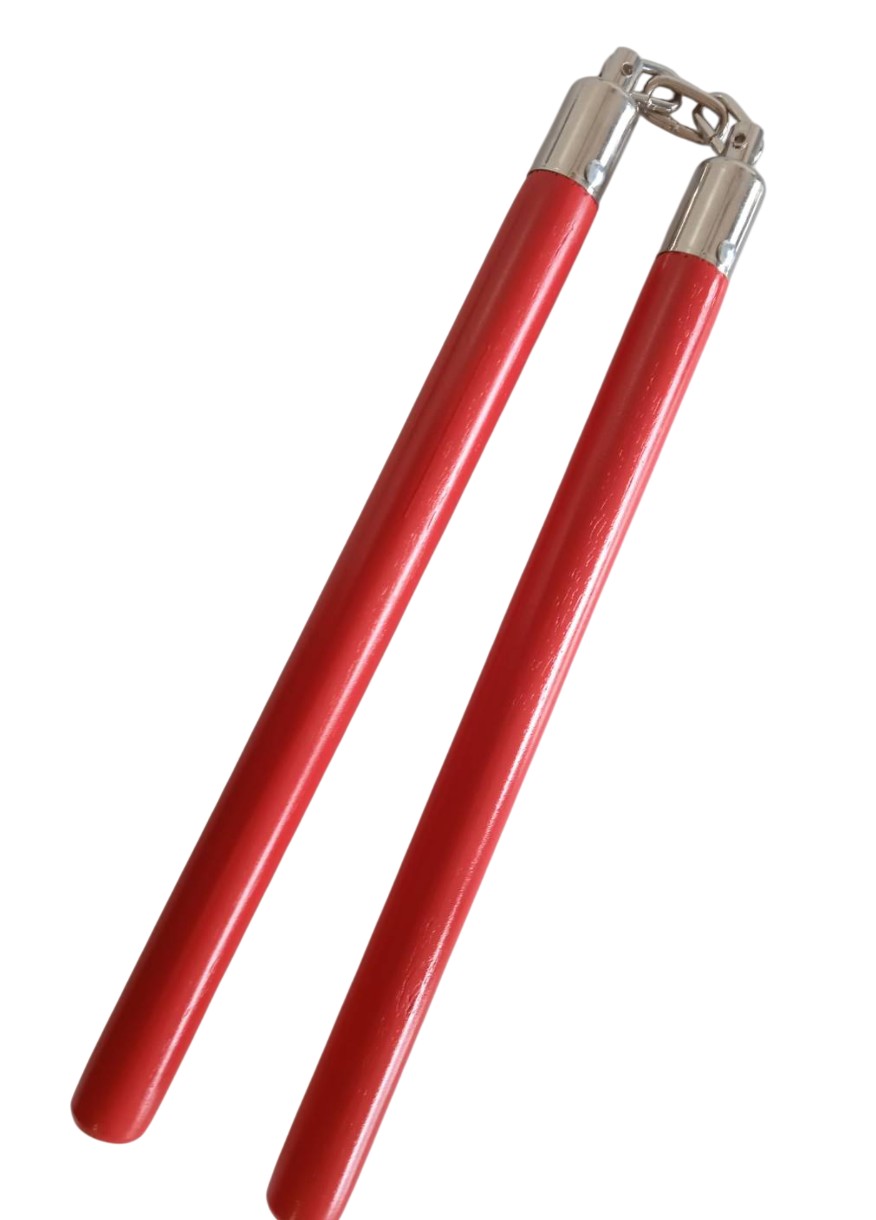 11" Wooden Nunchaku-Colored