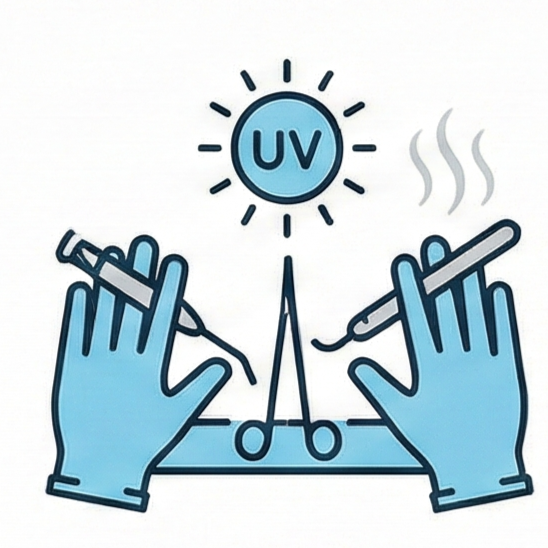 無菌安全操作原則｜包皮安全流程