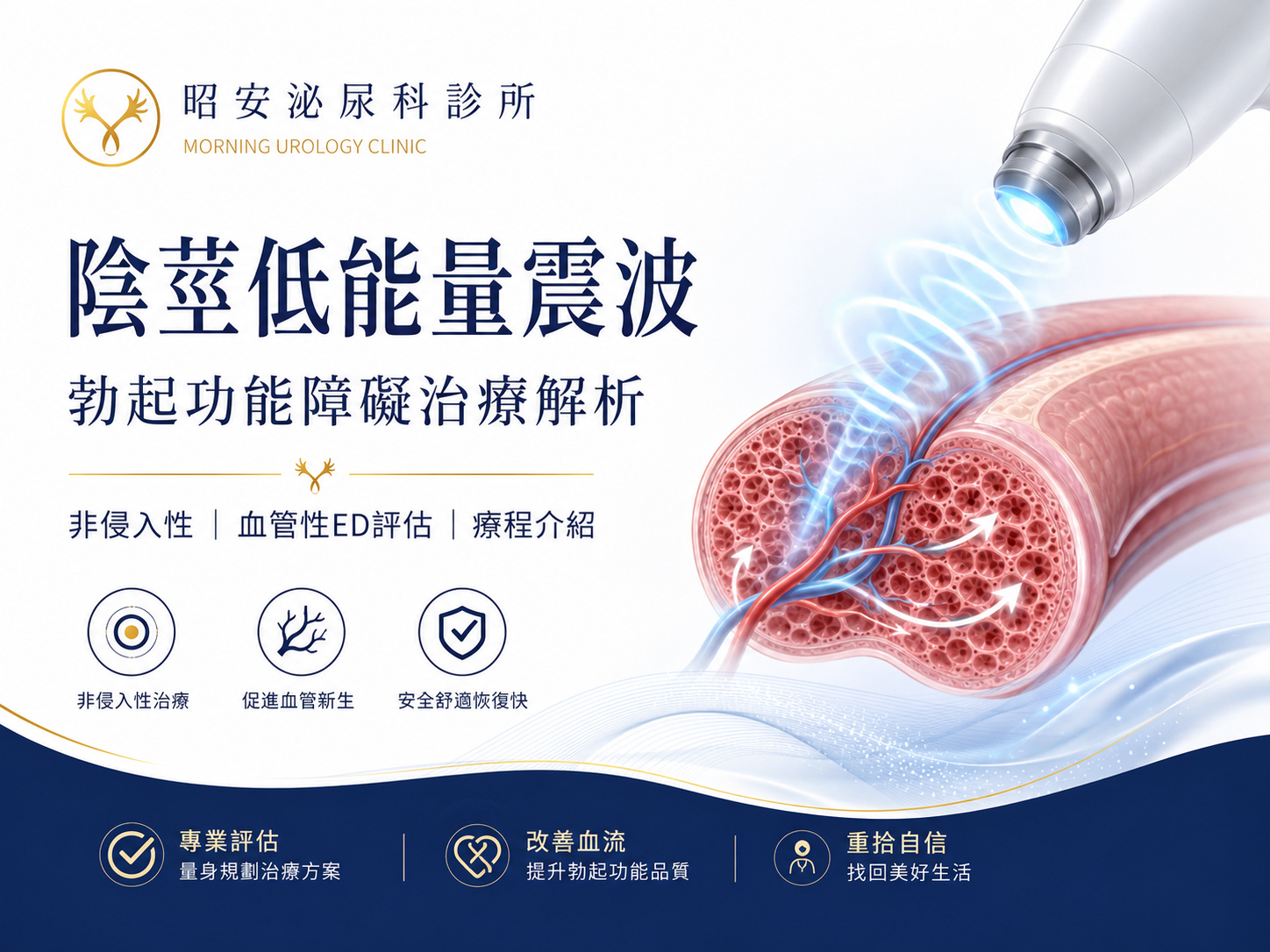 藥效不理想？台中低能量震波治療勃起功能障礙｜療程與費用