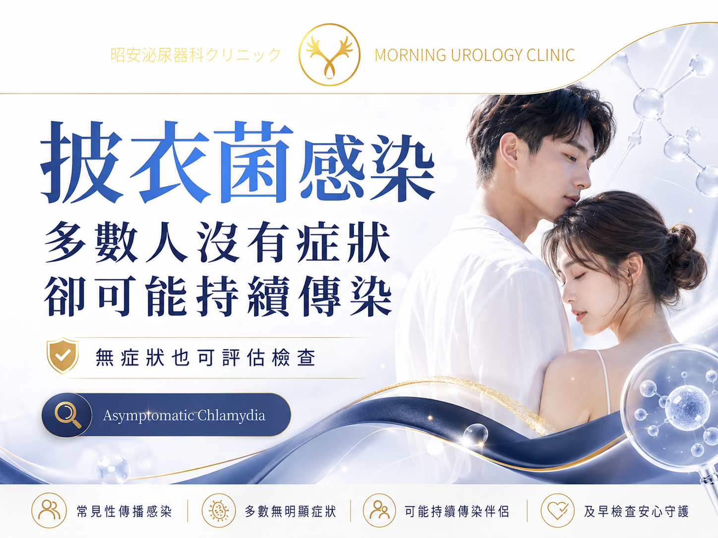 披衣菌感染：為什麼多數人沒有症狀，卻可能影響生育｜台中昭安泌尿科