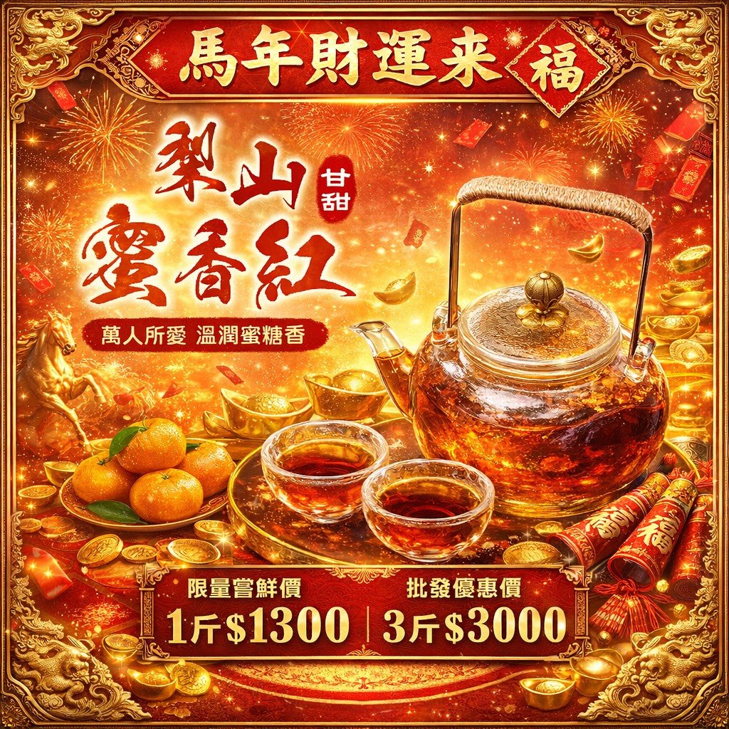 ├ 梨山蜜香紅 ┤一、三斤