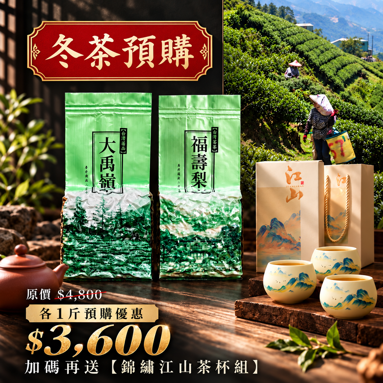 冬茶首批預購├ 大禹嶺＋福壽山 ┤