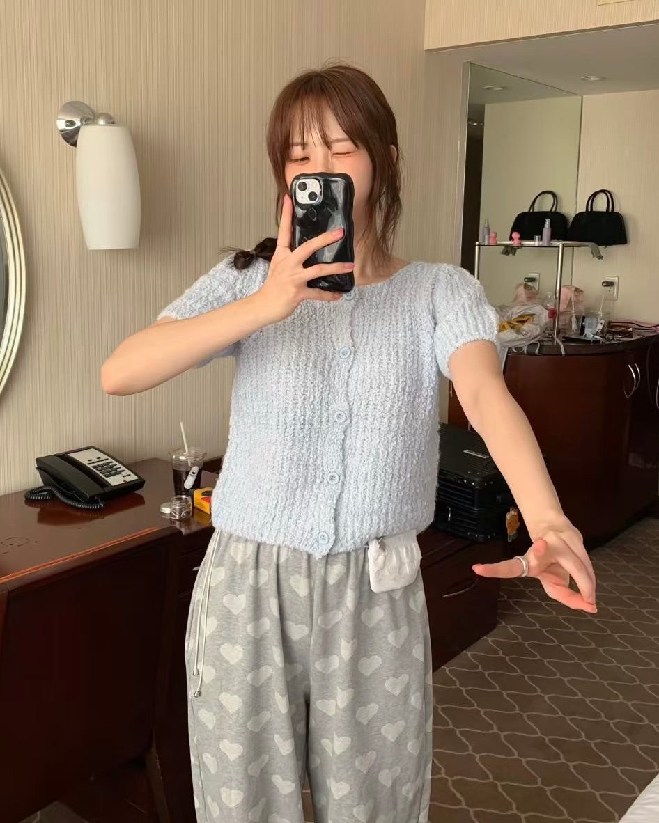 𝐀𝟎𝟕 首爾午後愛心棉褲🤍