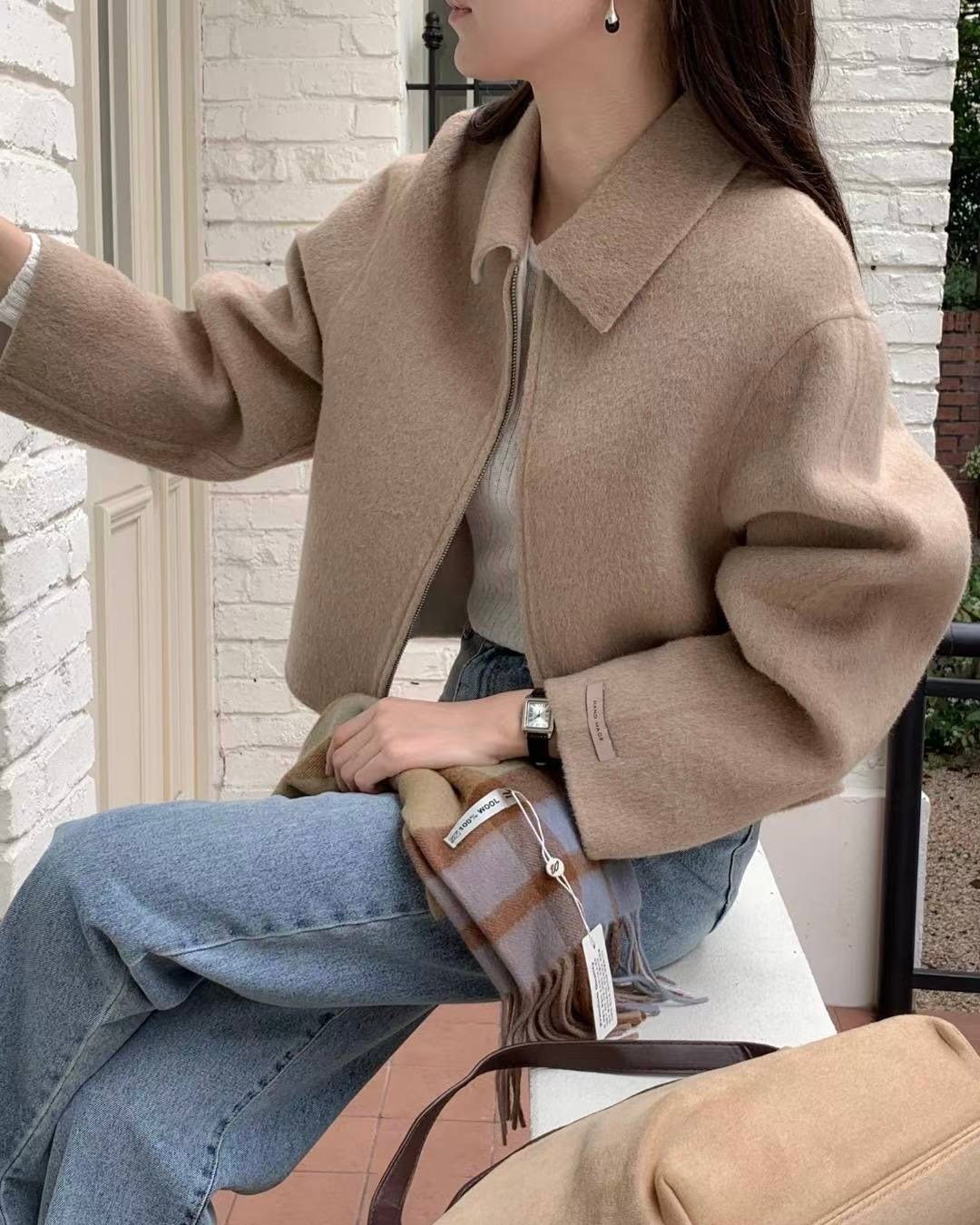 𝐍𝟎𝟐 焦糖燕麥奶羊毛大衣🥖（𝟑 𝐜𝐨𝐥𝐨𝐫𝐬）