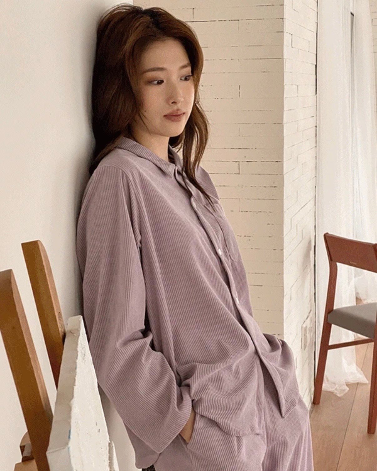 🍒翻領睡衣（𝟓 𝐜𝐨𝐥𝐨𝐫𝐬)