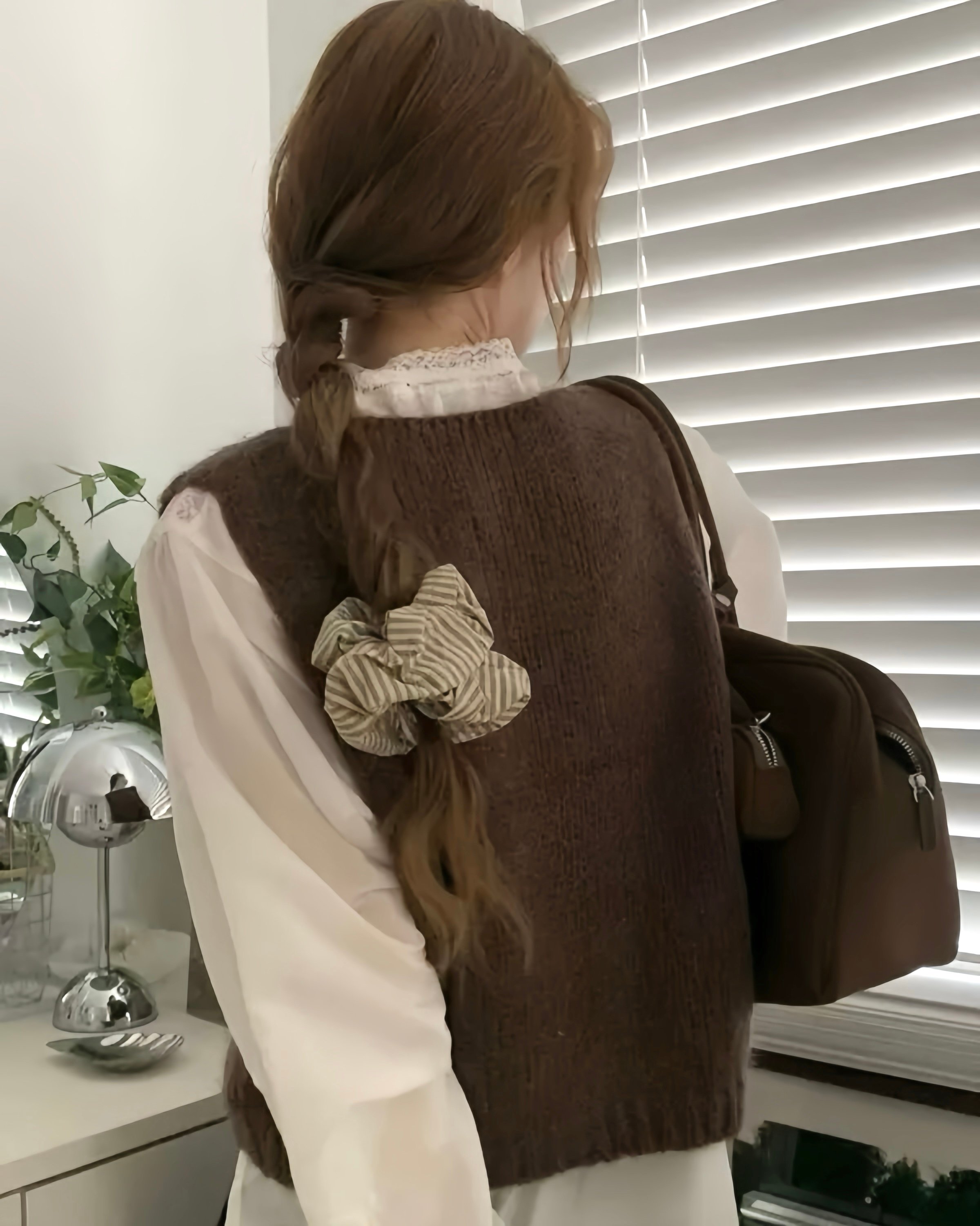 𝐀𝟐𝟐 蘇菲的復古條紋髮圈🥯