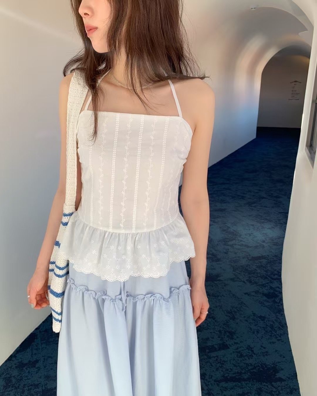 𝐀𝟎𝟖 漫步濟州島海灘長裙🏖️ ( 𝟐 𝐜𝐨𝐥𝐨𝐫𝐬 )