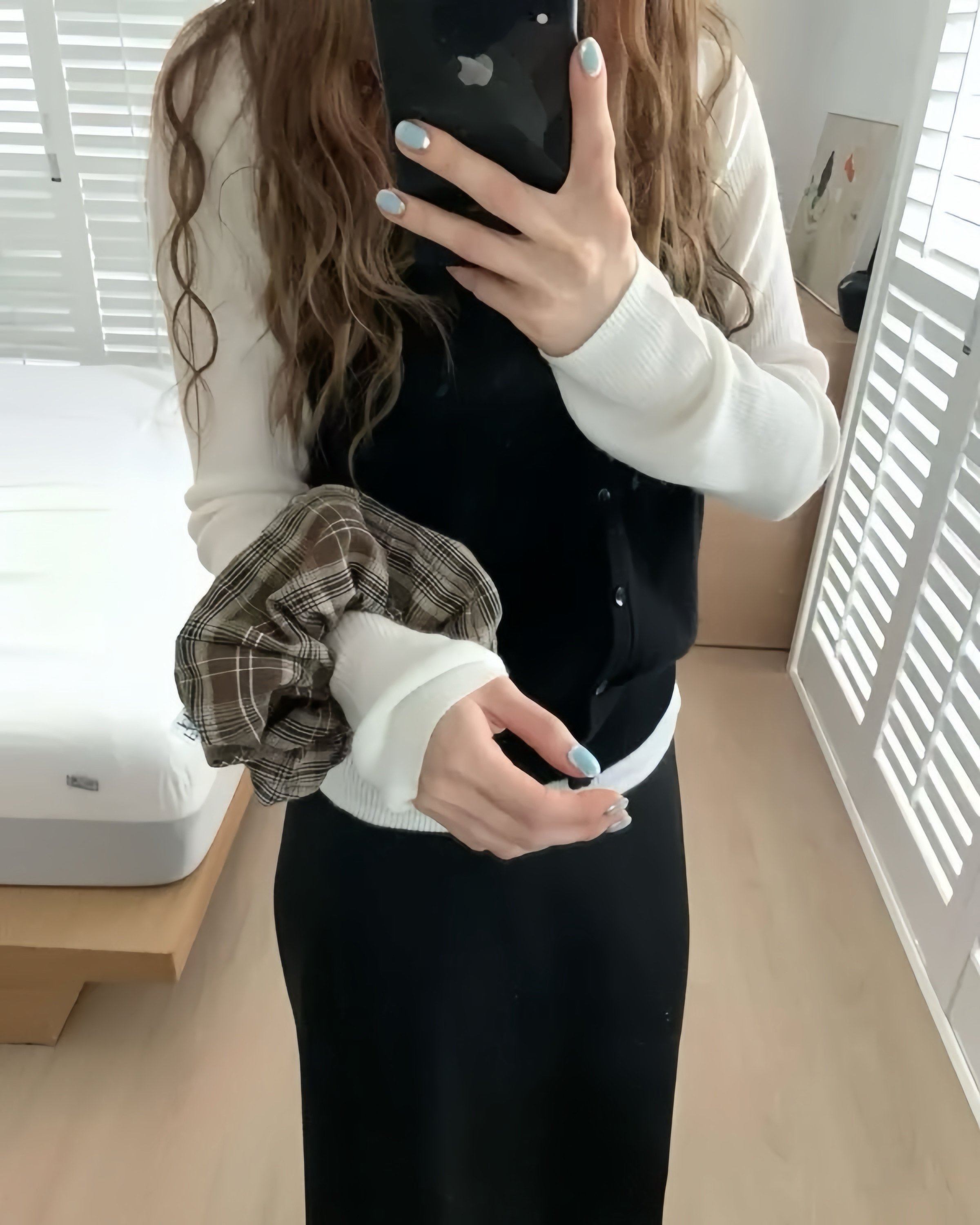 𝐀𝟐𝟑 安娜的復古格紋髮圈🍩