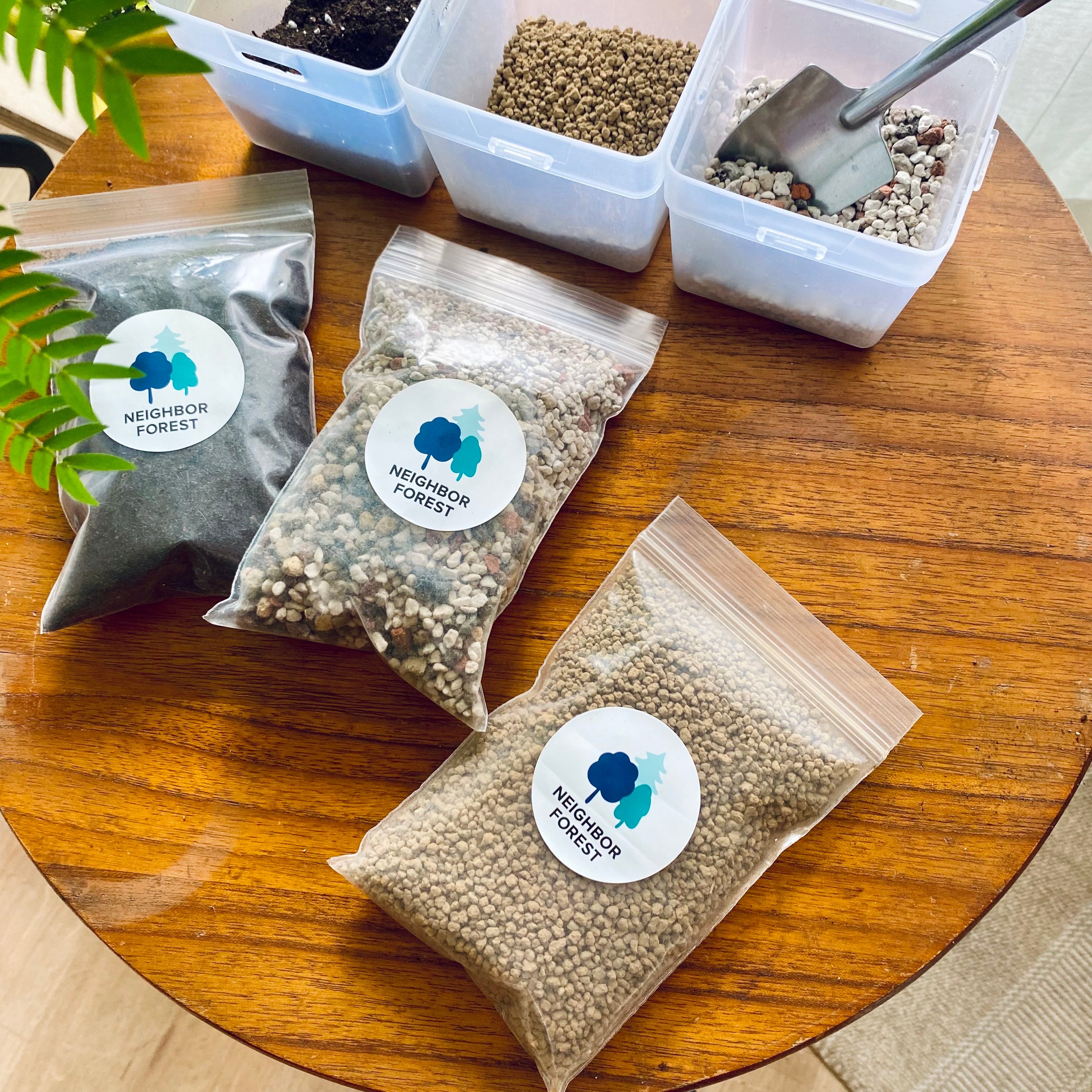 栽培介質｜生態瓶三種介質組合包