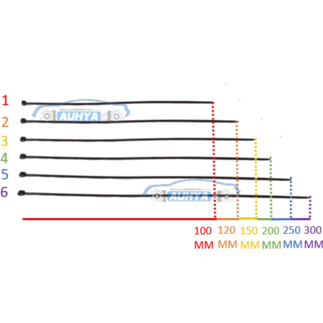 通用型 尼龍束帶紮線帶 100枚入 電線整理 尼龍綁繩 束線 束口帶 束帶 紮帶 束線帶 收線帶 尼龍紮線帶