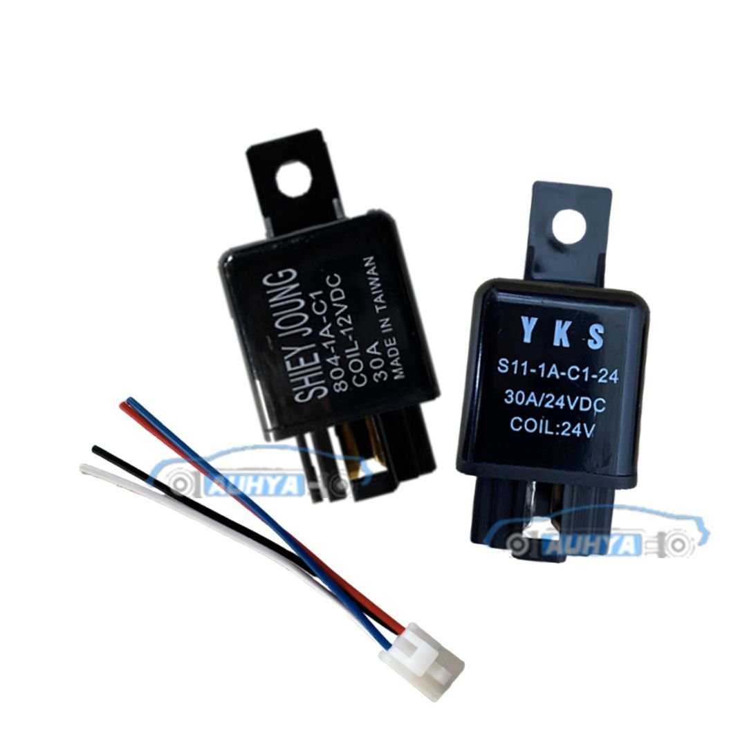 通用型 四腳繼電器 繼電器 汽車 汽車斷電器 喇叭 12V 24V 30A 斷電器