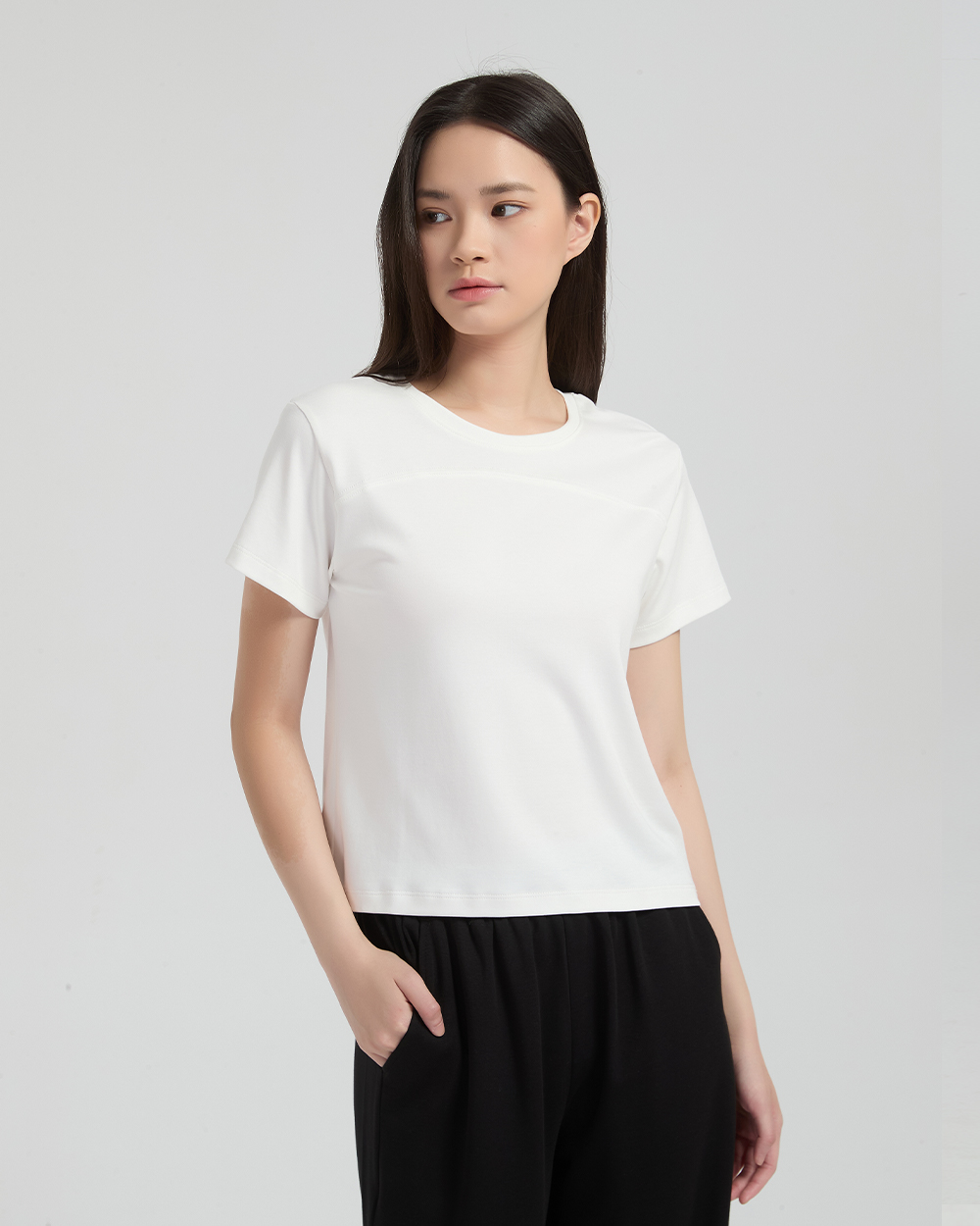 witharch莫代爾弧線tee-白