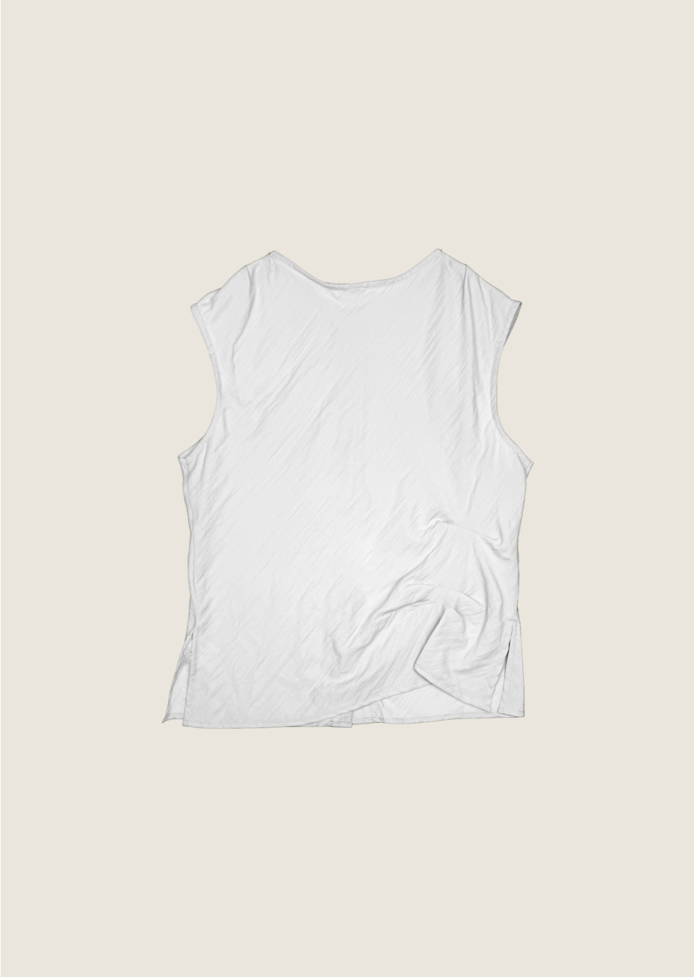 薄潤開衩造型背心