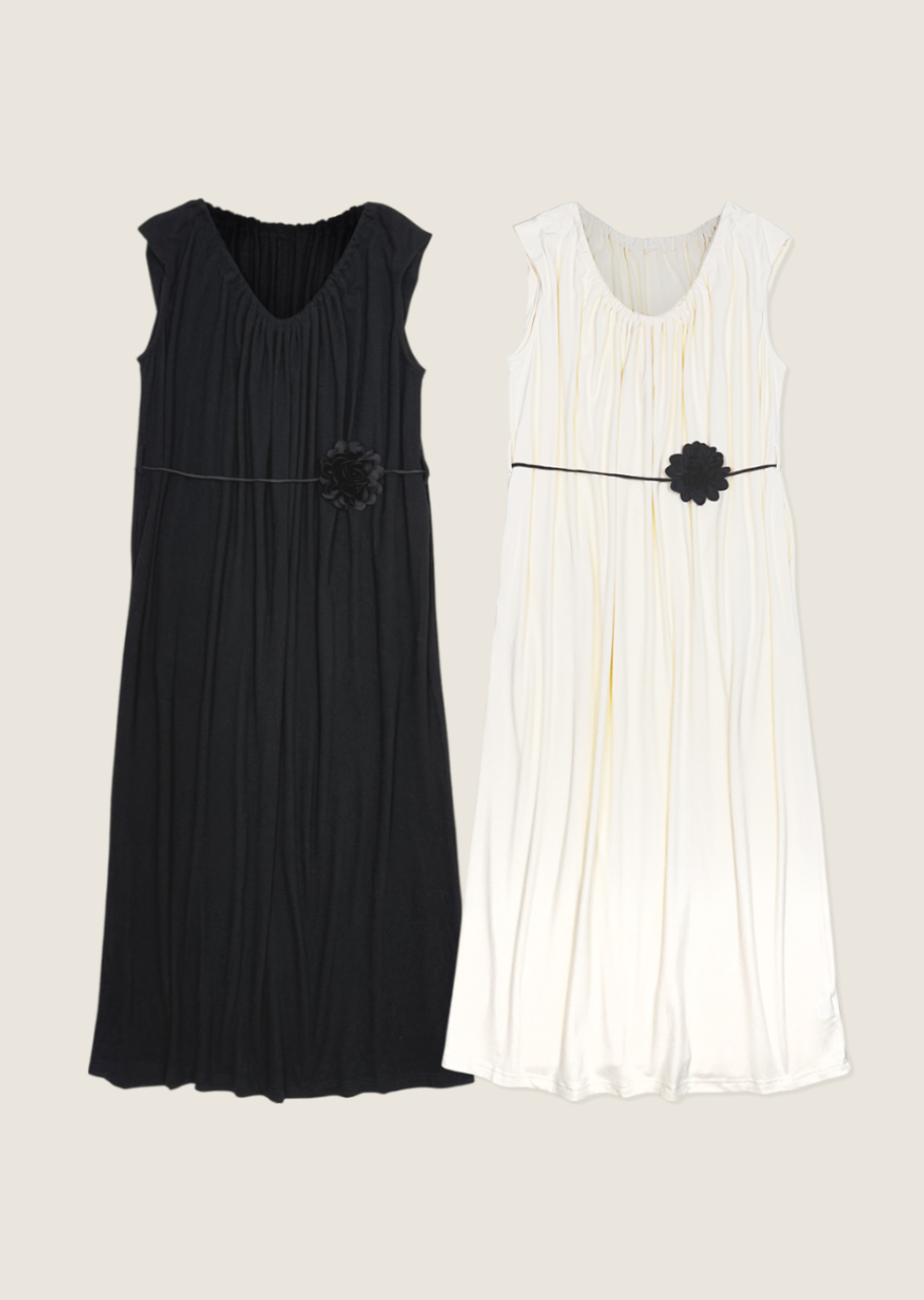 法式柔軟沙龍洋裝