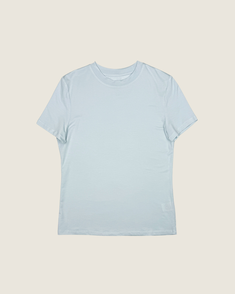 Q彈天絲基礎tee-藍