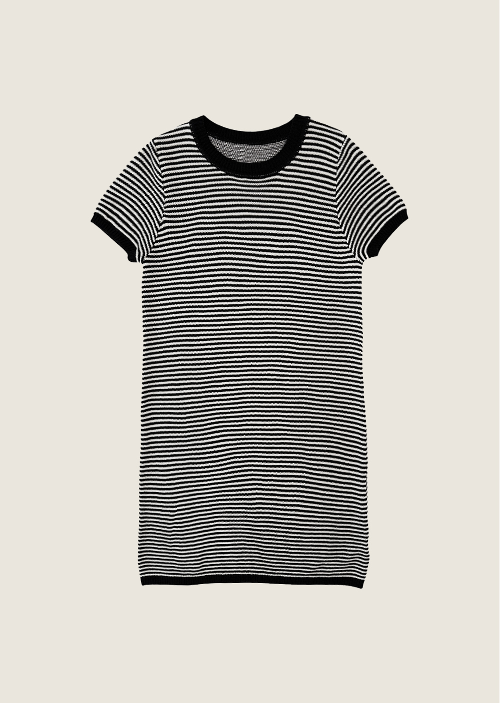 法式亞麻天絲短洋裝