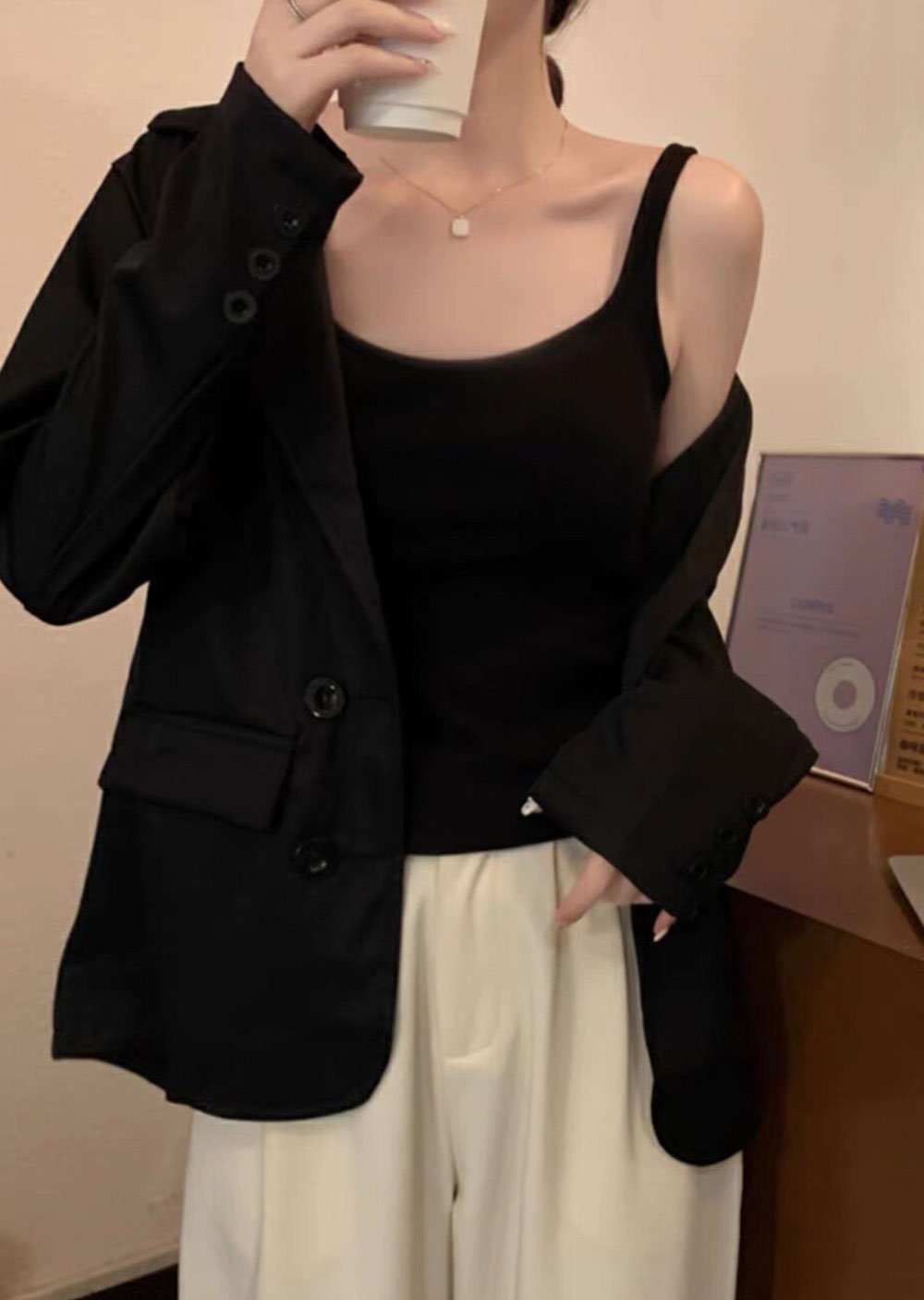 方領天絲bra top