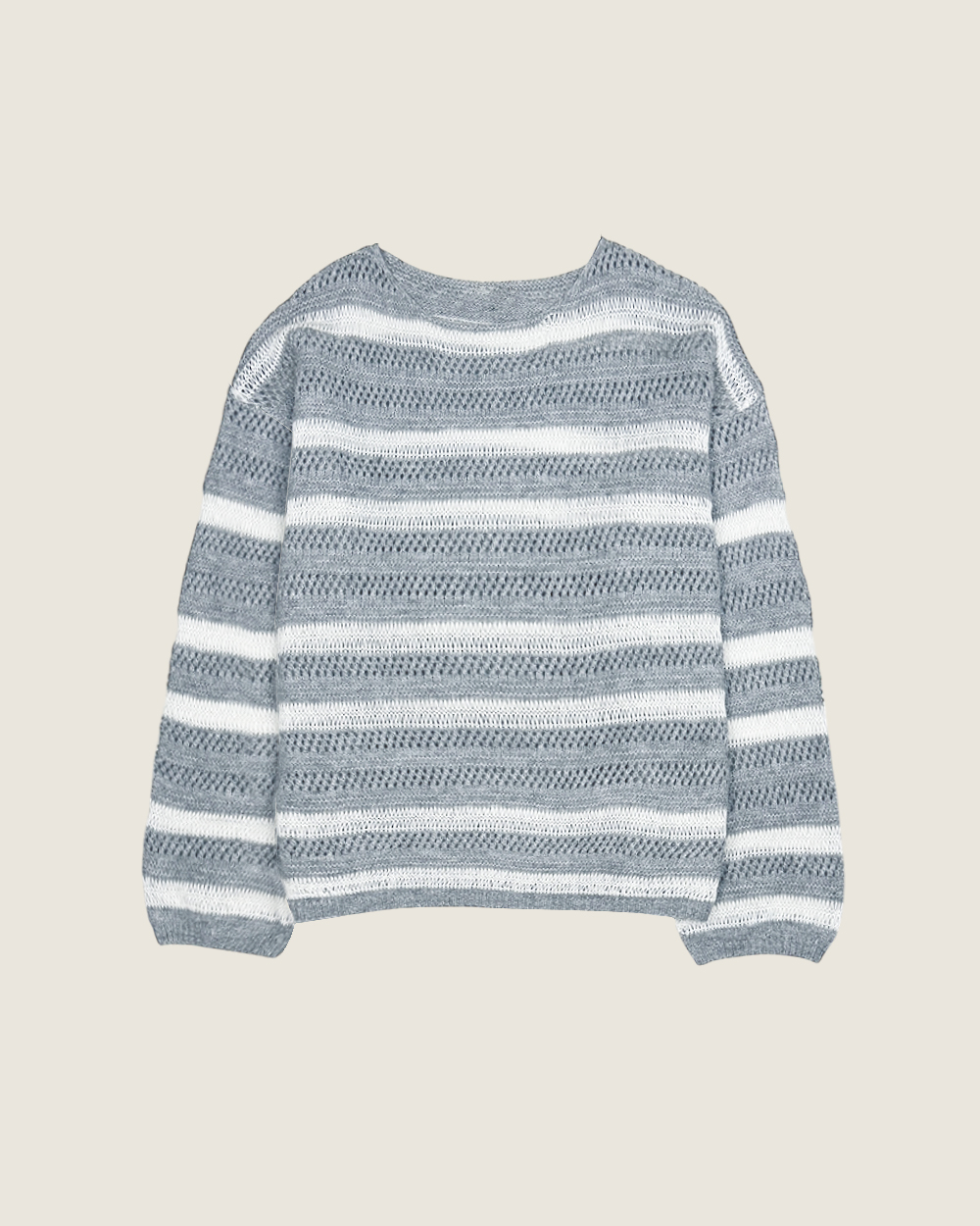 韓國條紋針織上衣