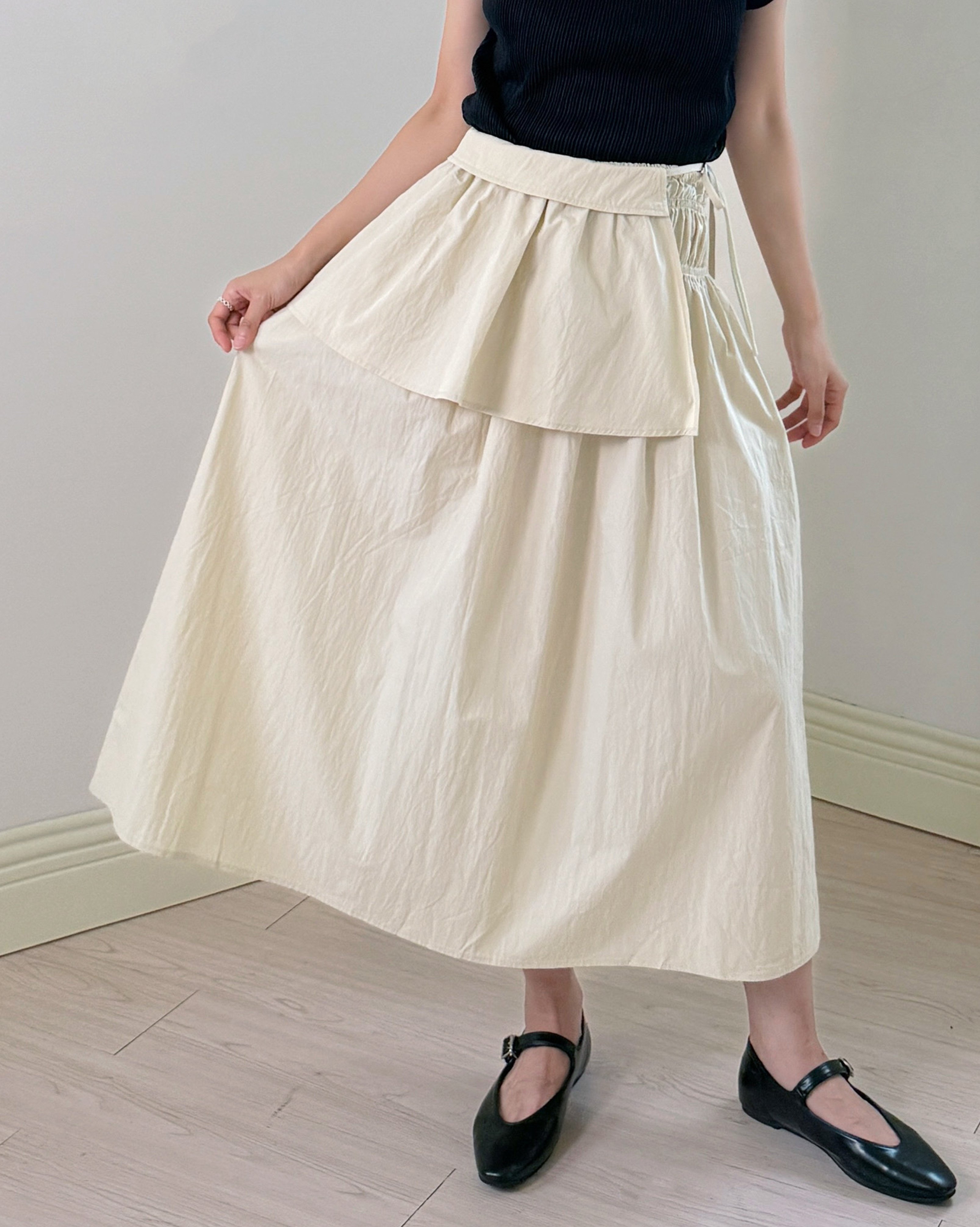 設計感多層次傘裙