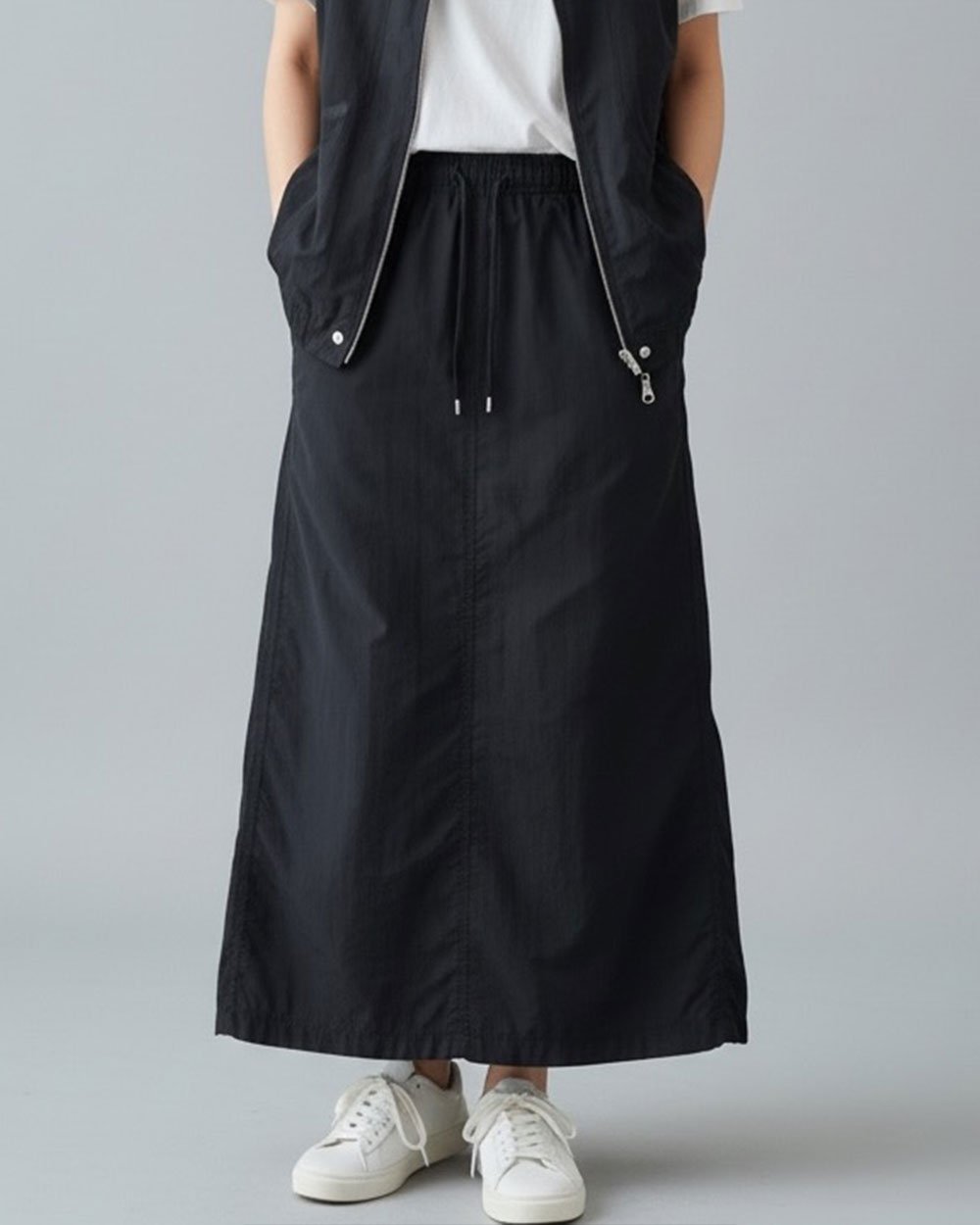 機能口袋長裙