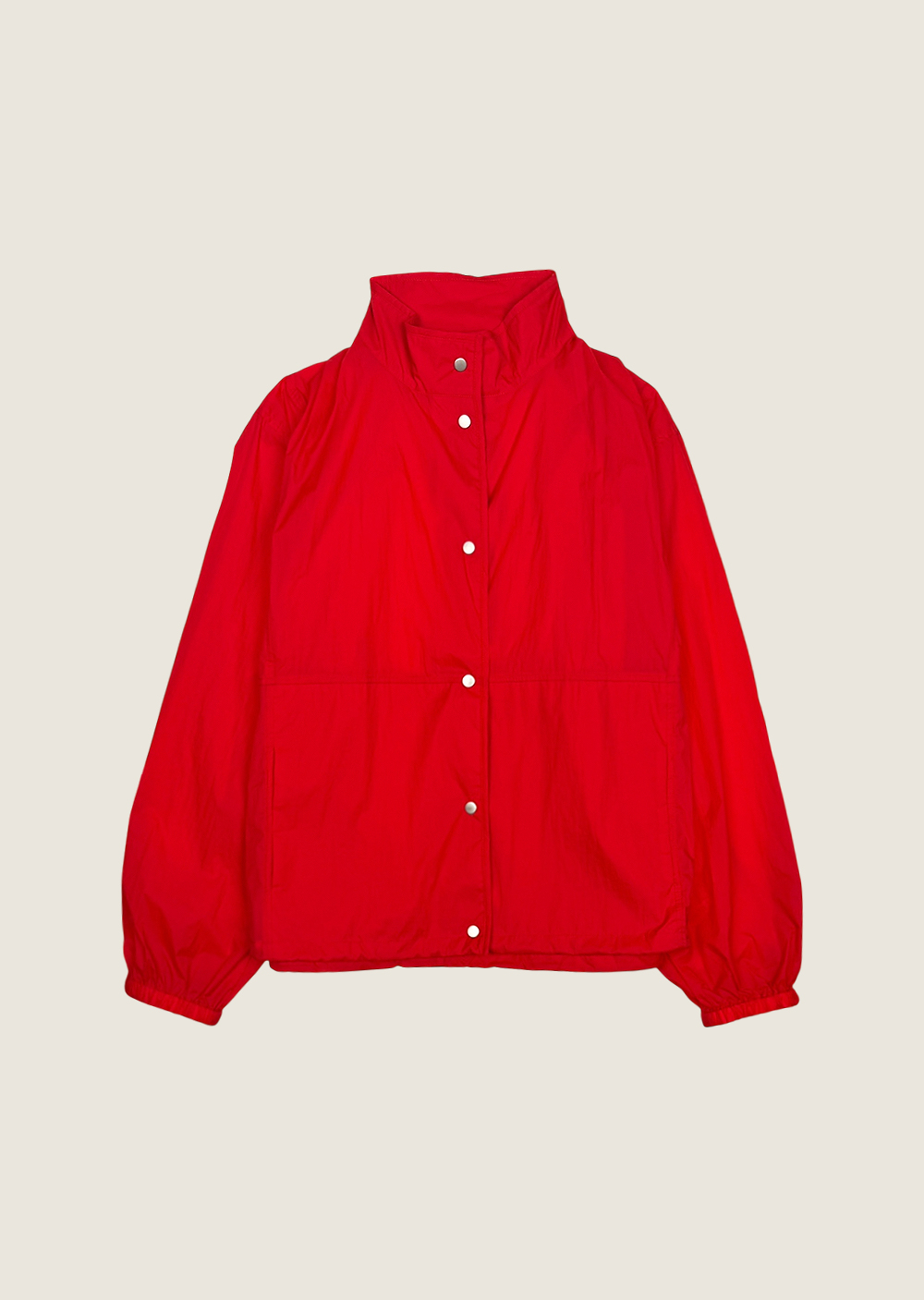 清透防曬薄外套-紅