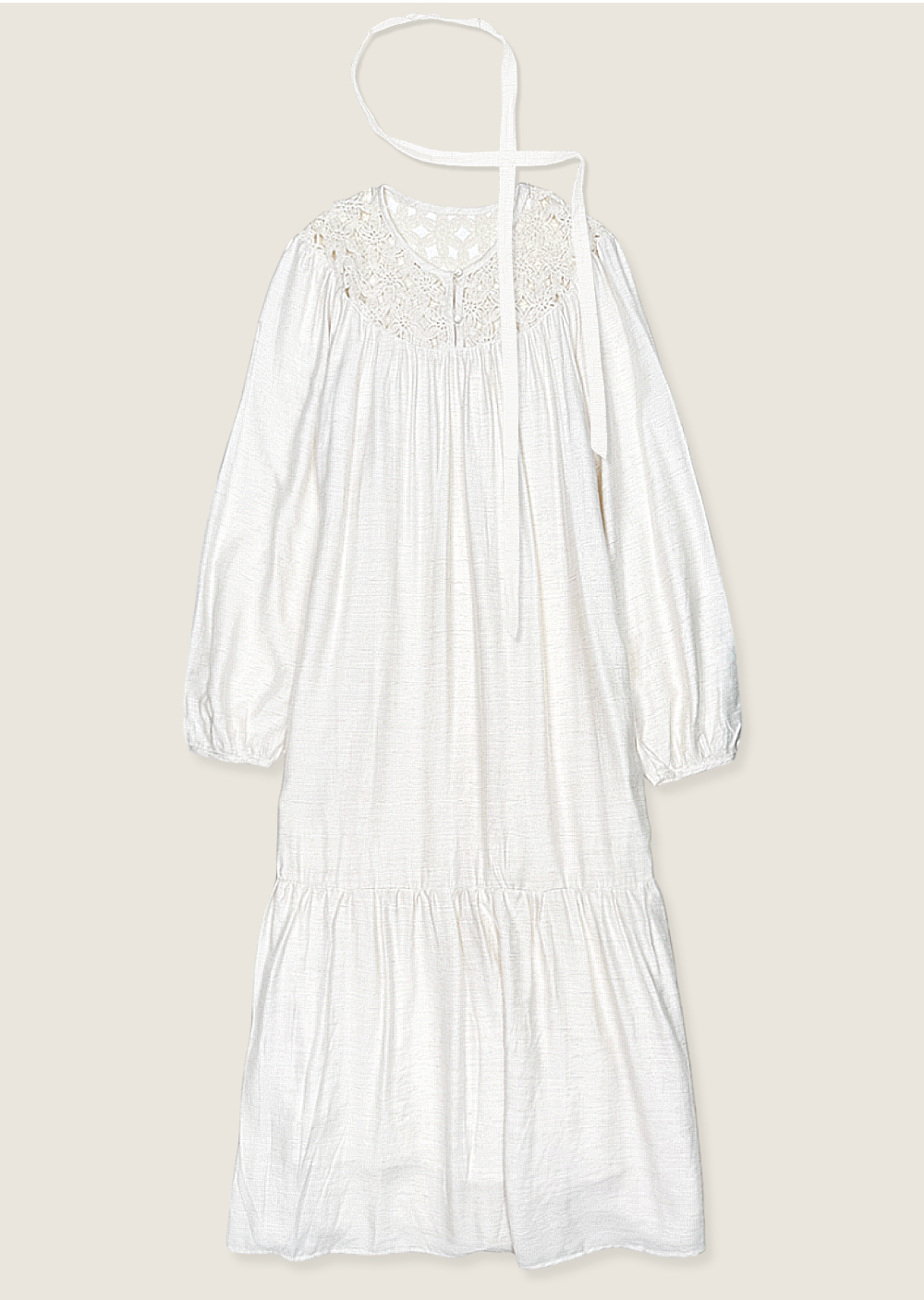 極致棉麻花朵洋裝