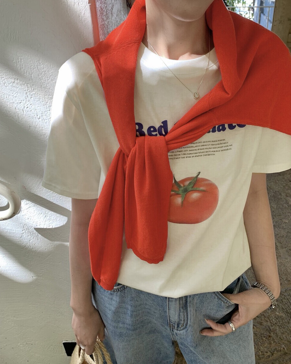 紅番茄tee-杏
