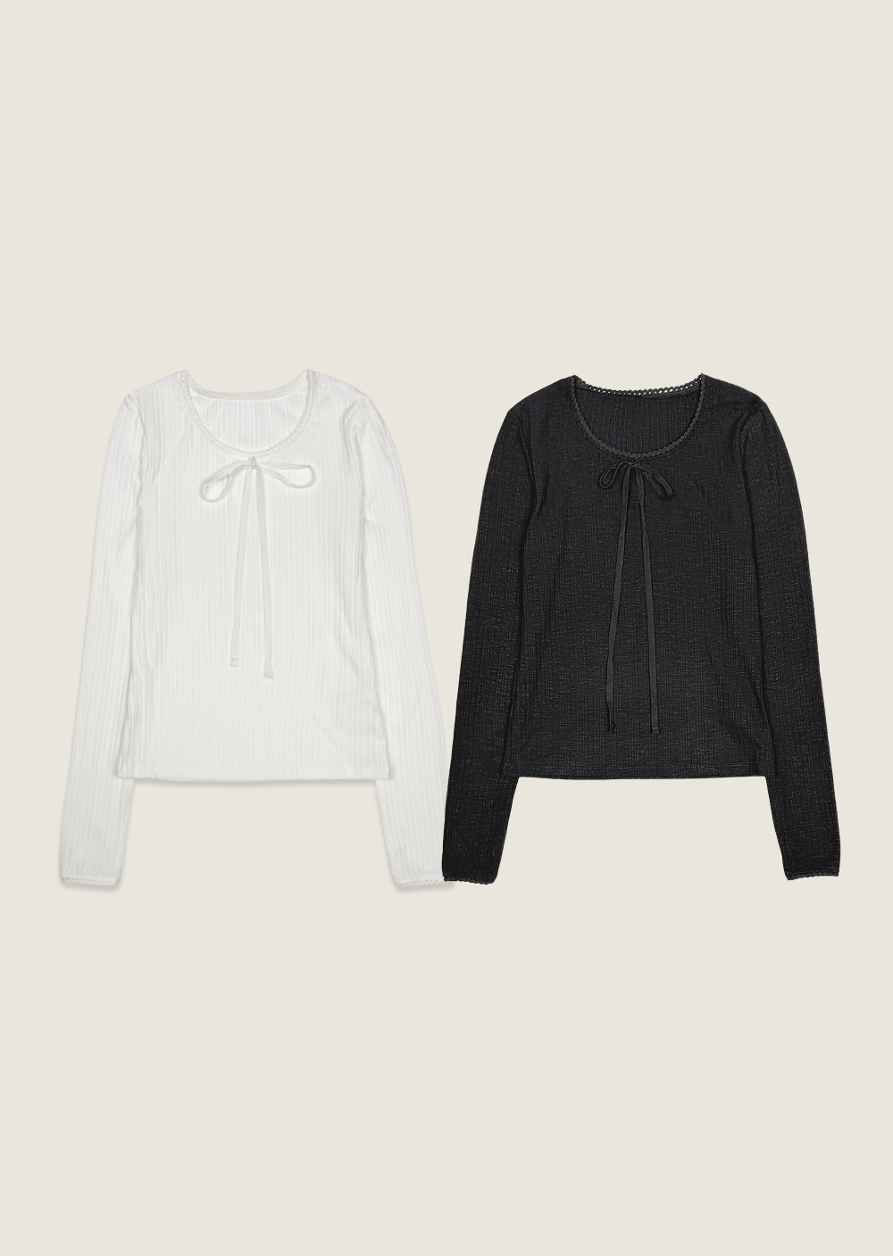 韓國蝴蝶結上衣