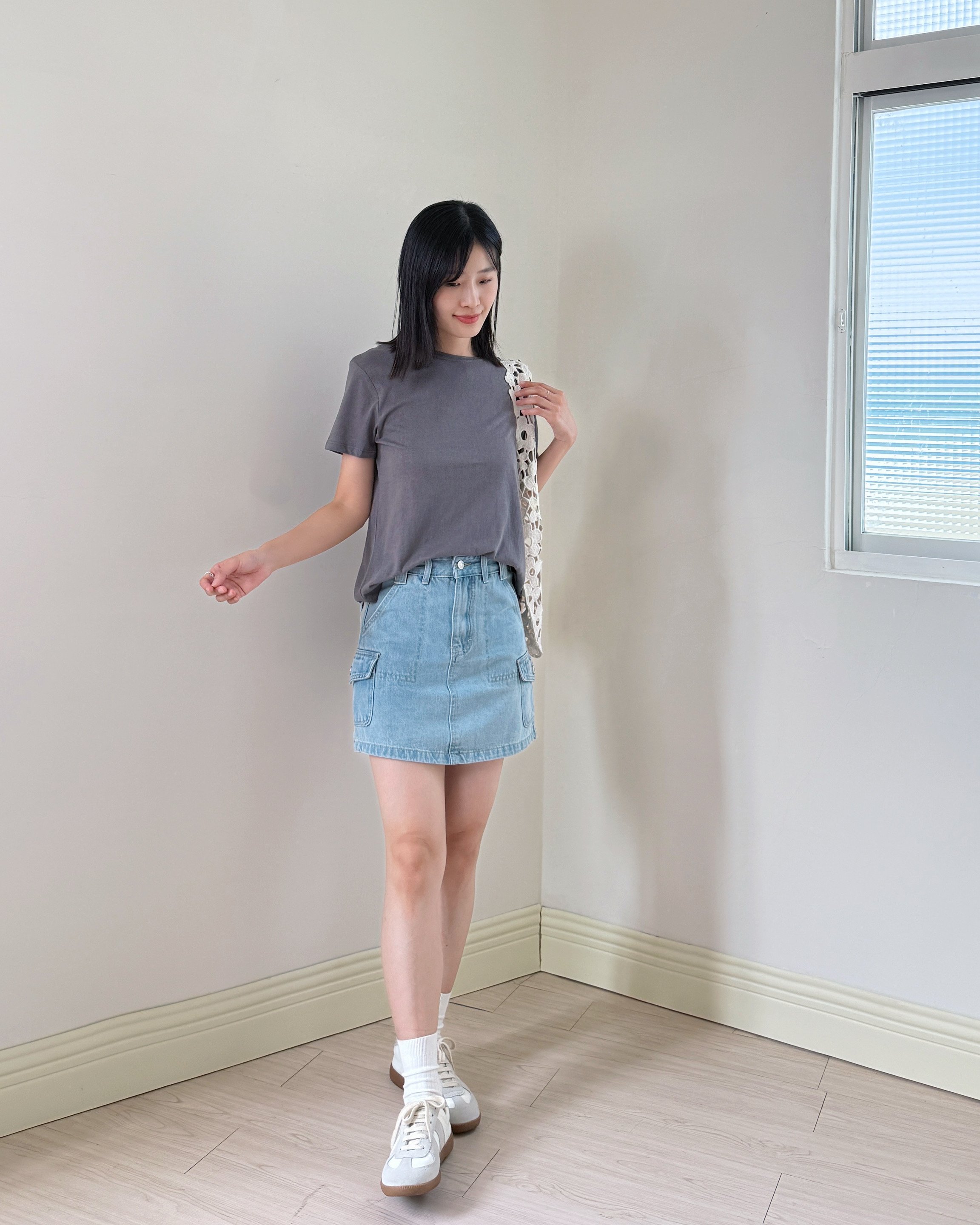 親膚基礎船領tee