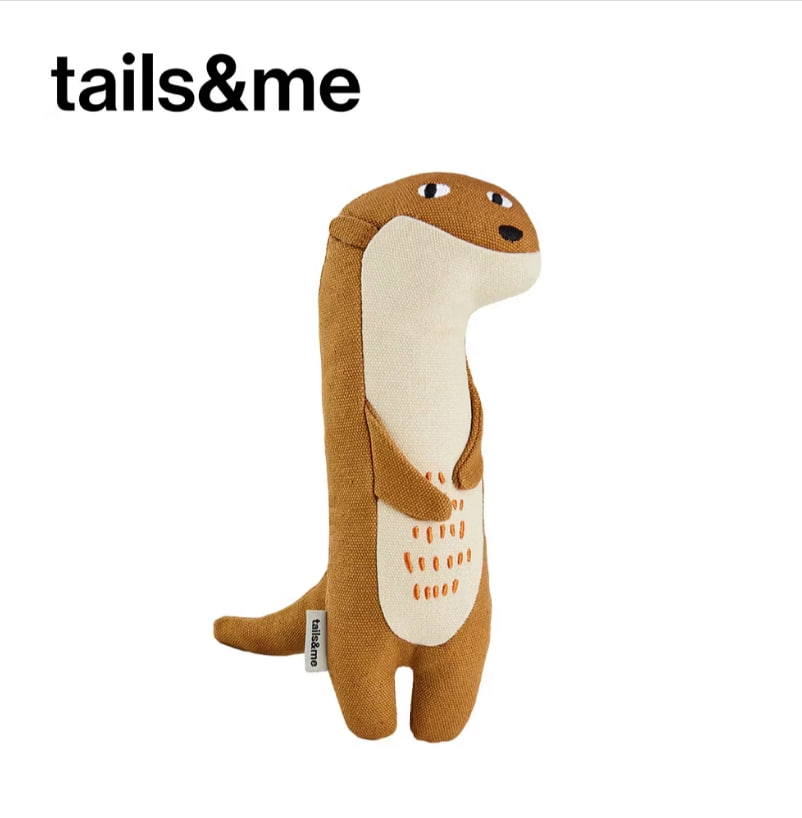 tails&me 尾巴與我 尾巴毛夥伴 寵物響紙玩具-水獺