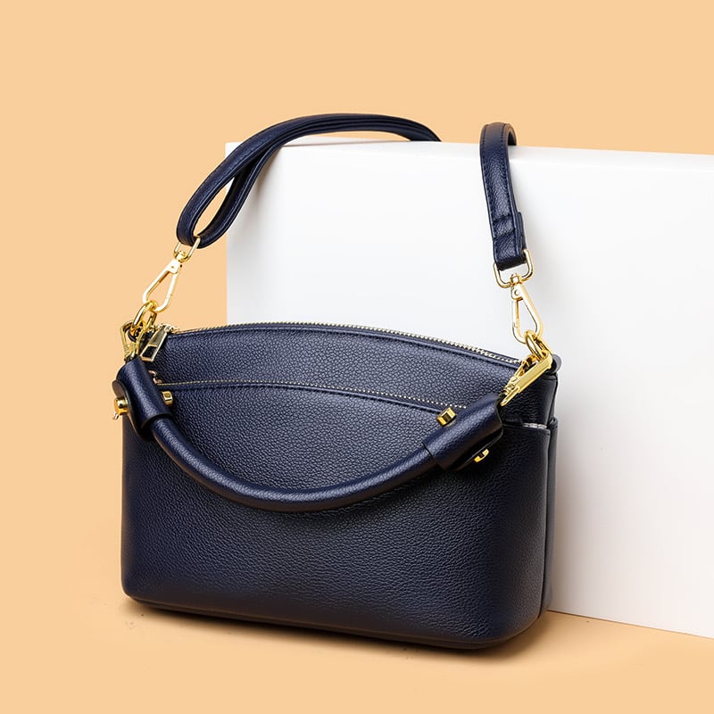 簡約手提斜揹包 軟皮質感 貝殼女包 515