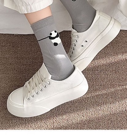 中筒襪AB款 直板運動長襪 個性潮流百搭女襪   95