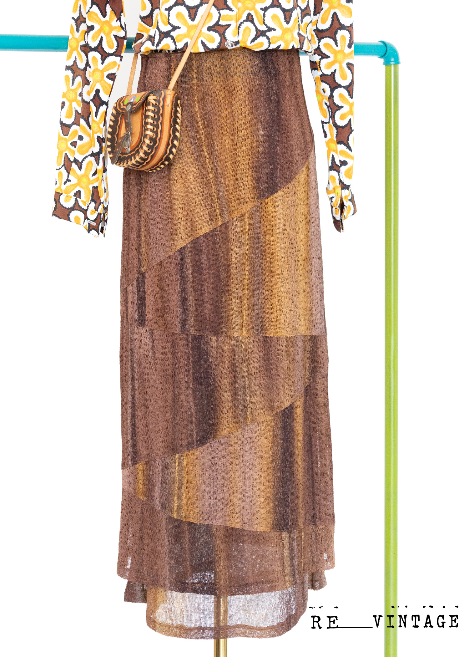 焦糖摩卡漸層高腰窄裙（26"）