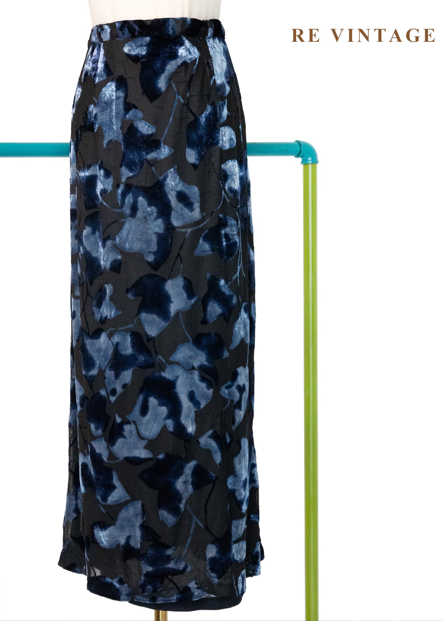 Ink Tide Blue 海潮夜色長裙（22-26"）