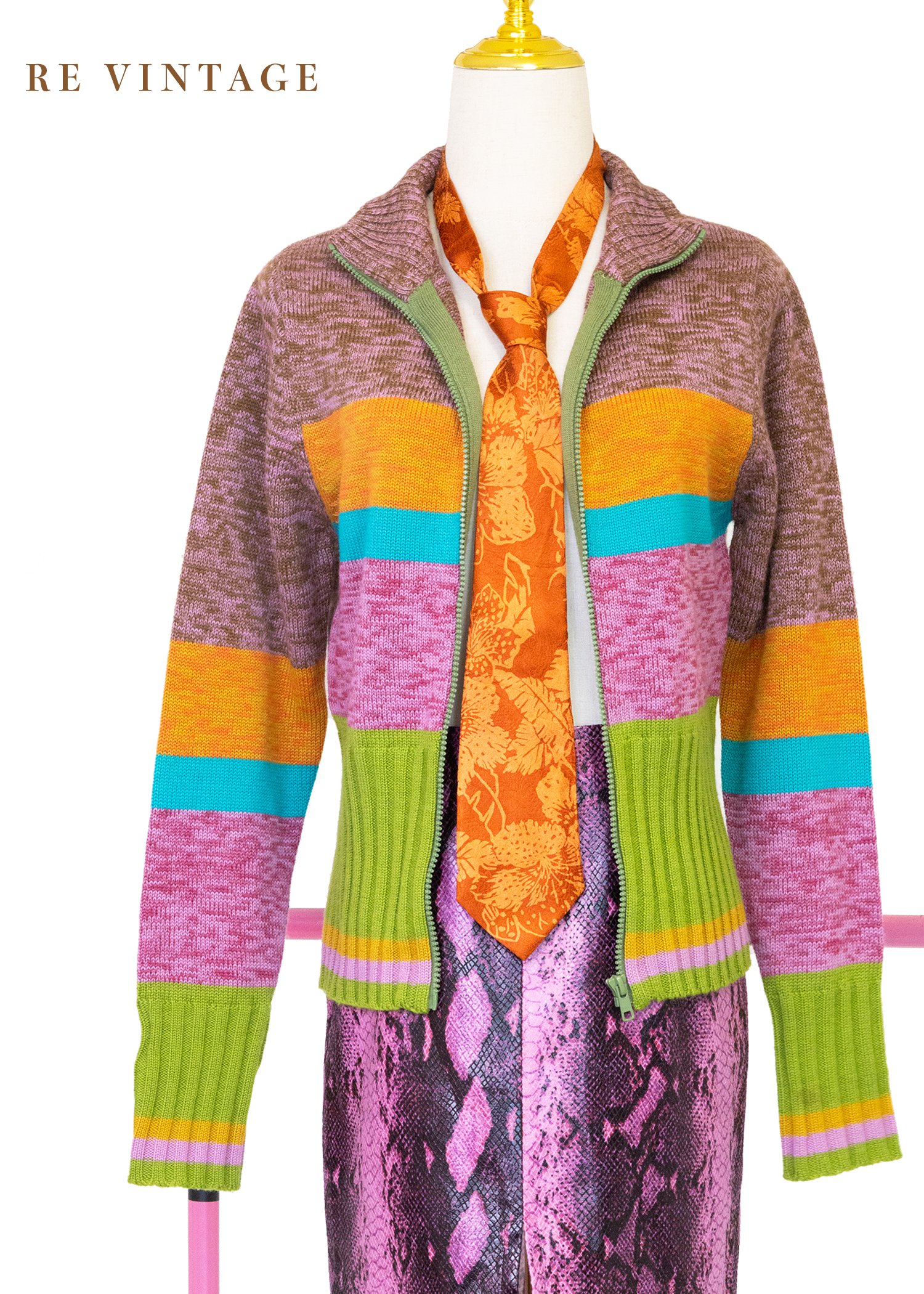 Color Clash 色塊遊戲針織外套